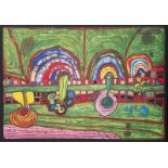 Hundertwasser, Friedensreich - - Schmied, Wieland. Hundertwasser. Mit 104 farb. Abb. auf Tafeln.