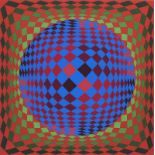 Geometrische Abstraktion - Op Art - - Vasarely, Victor. (1906 Pécs - 1997 Paris). o.T. (
