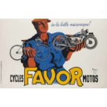 Plakate - Frankreich - - Bellenger, Pierre. Cycles farvor motos de la belle mécanique! 1937.