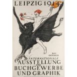 Plakate - - Tiemann, Walter. Leipzig 1914. Internationale Ausstellung für Buchgewerbe und Graphik.