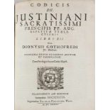 Rechtwissenschaften - - Gothofredus, Dionysius. Corpus juris civilis. In quatuor partes