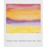 Uecker, Günter. Aquarelle. Uruguay 1996. Mit zahlr. ganzs. Offsets nach Aquarellen von Uecker. St.