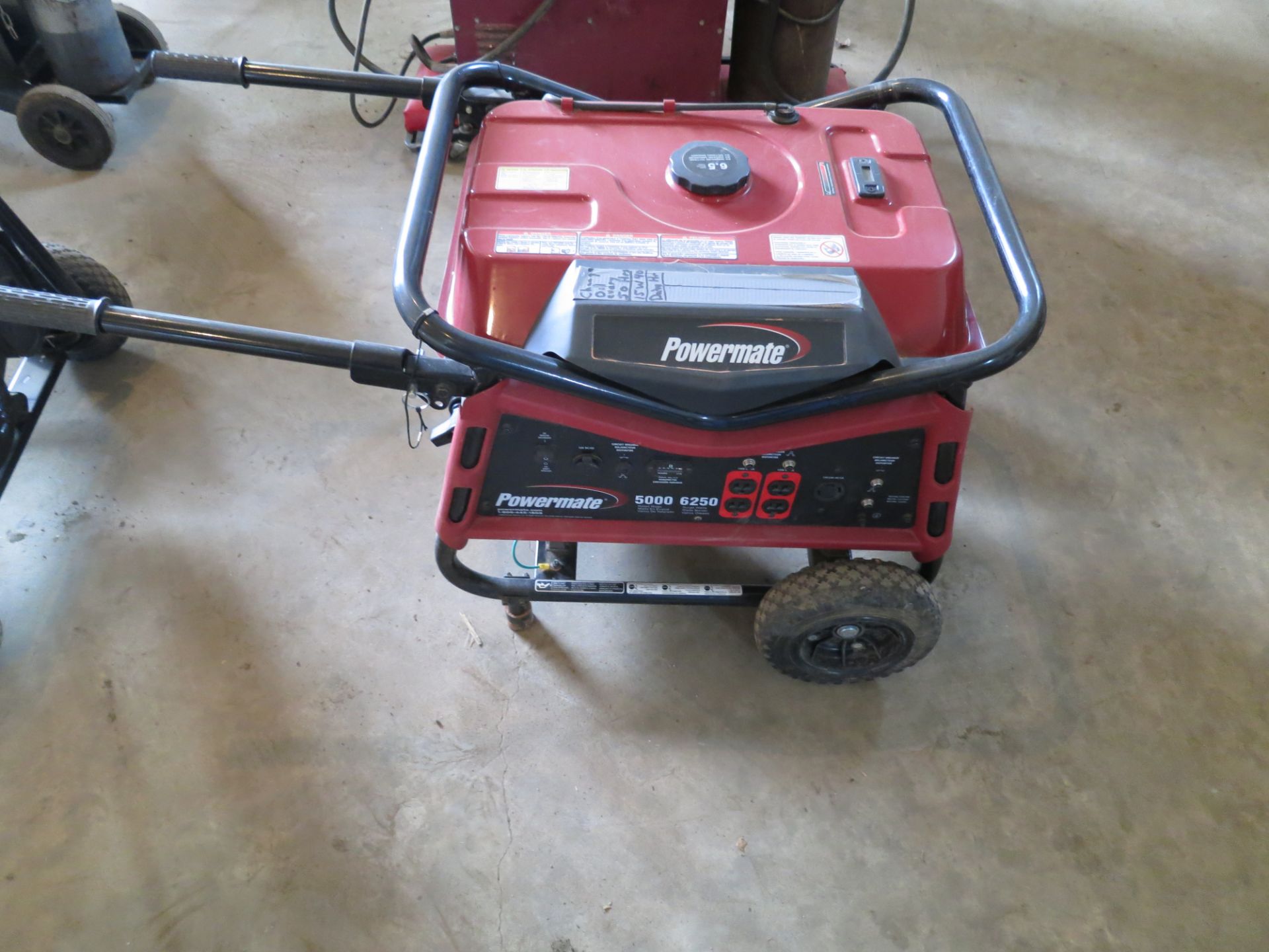 Powermate 5000 portable generators- (56 hours) owned by Bless You Inc.,