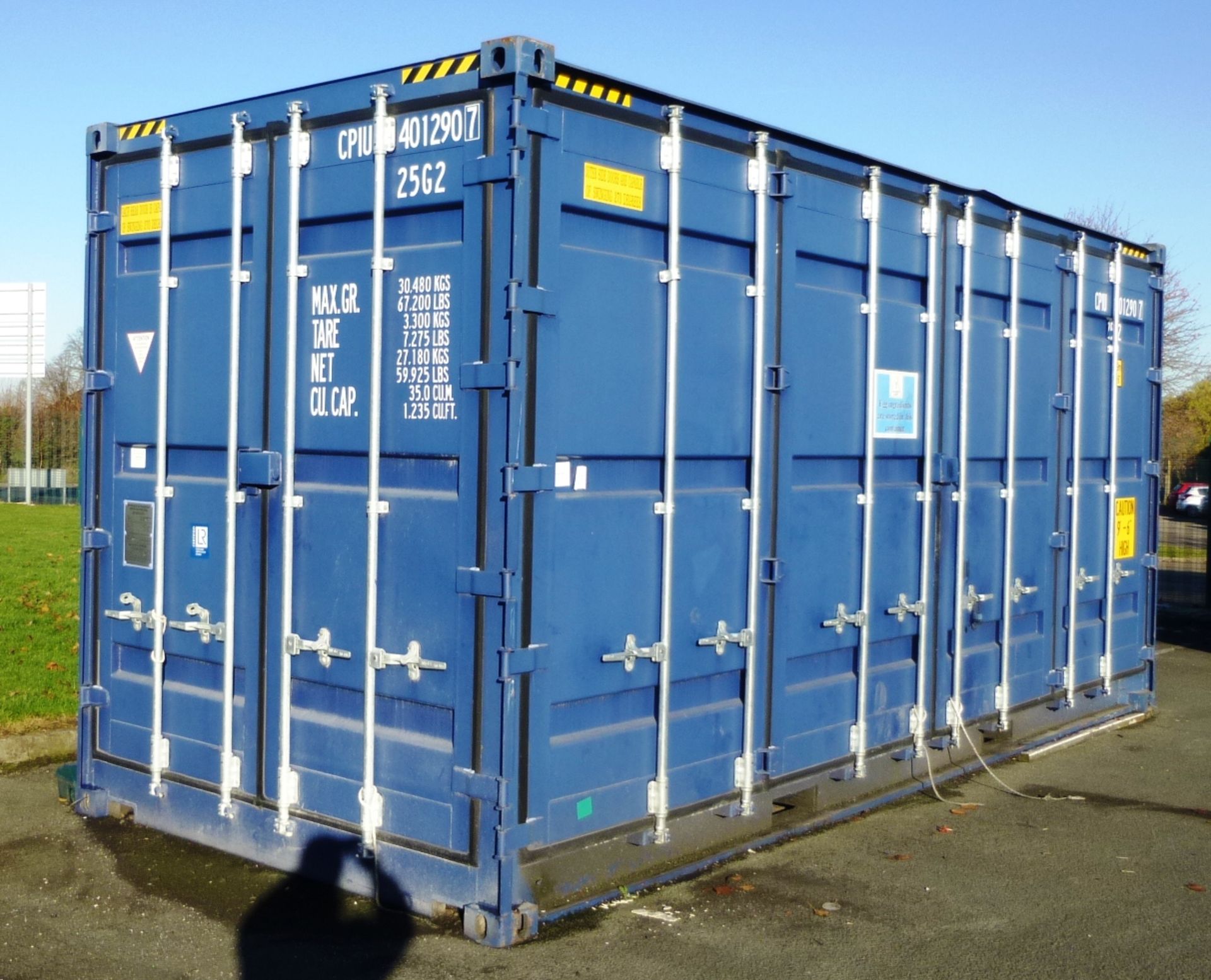 20FT Shipping Container w/ Side & End Opening Doors