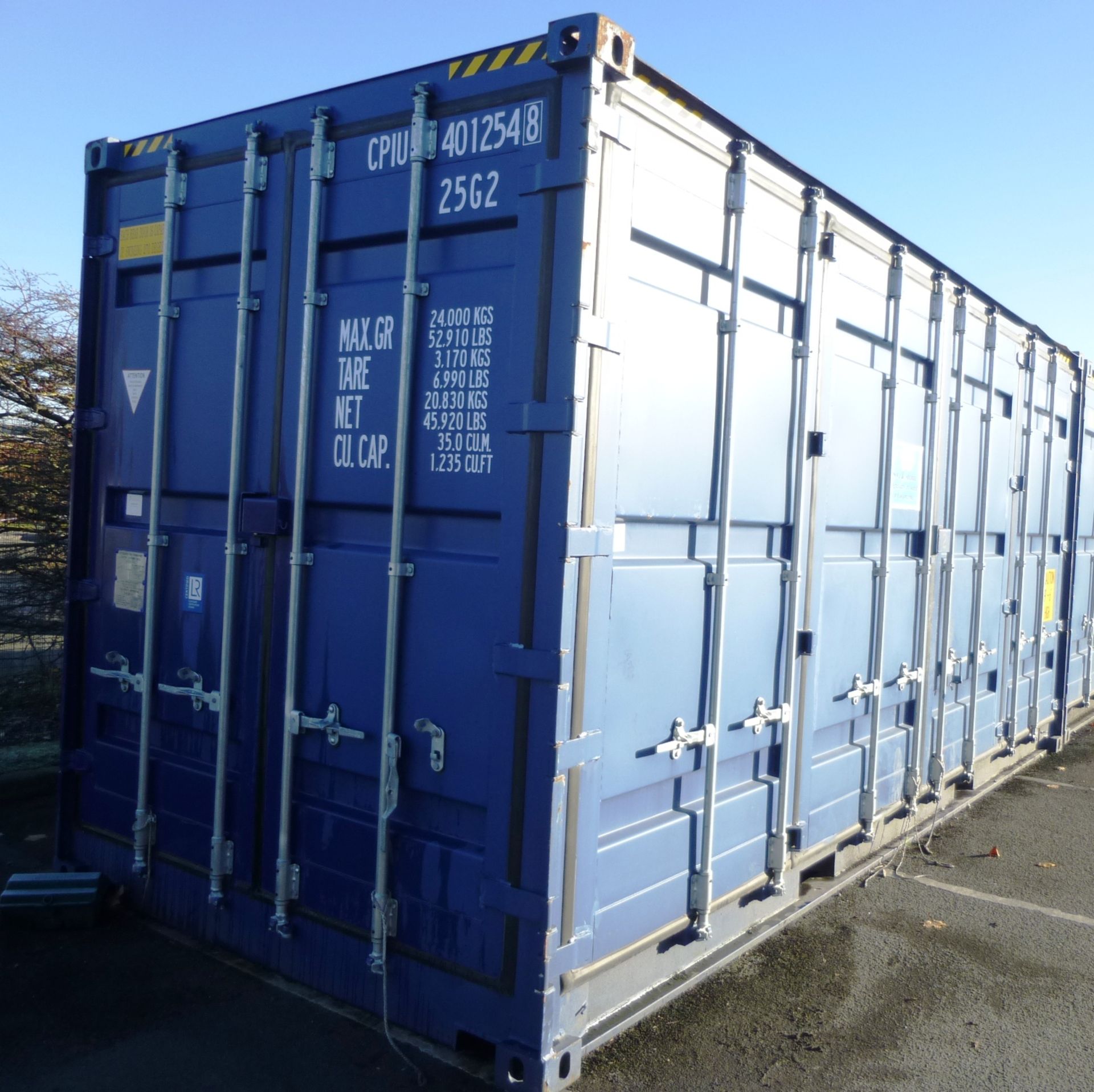 20FT Shipping Container w/ Side & End Opening Doors