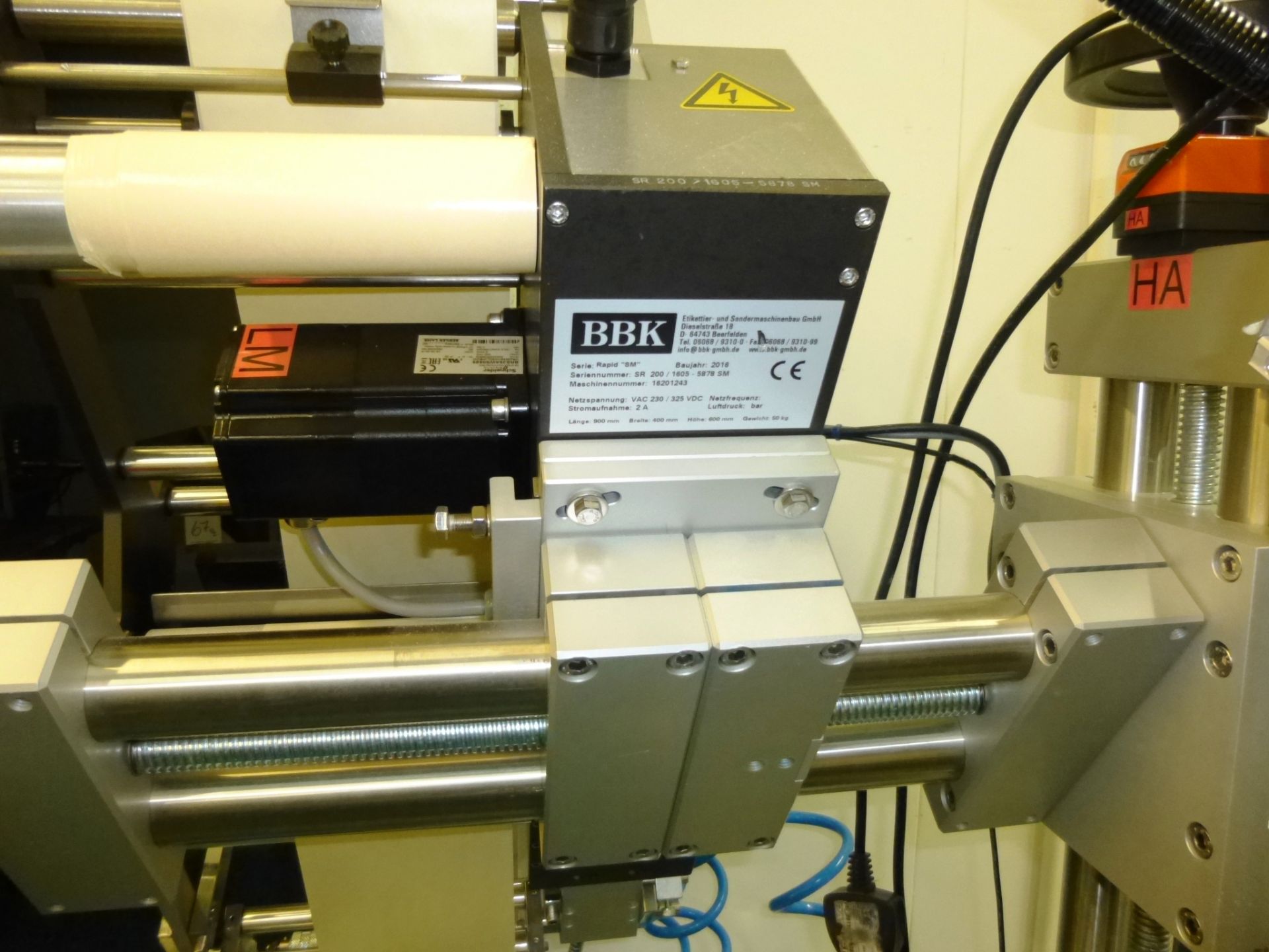 BBK Rapid "SM" Adhesive Labelling Machine - Image 3 of 6