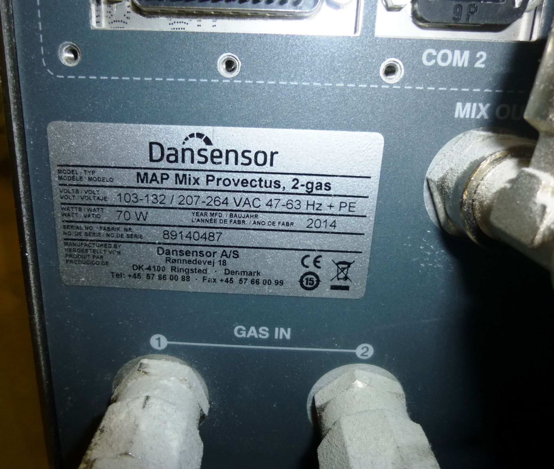 Dansensor Map Mix Provecture 2 Gas Mixer - Image 3 of 4