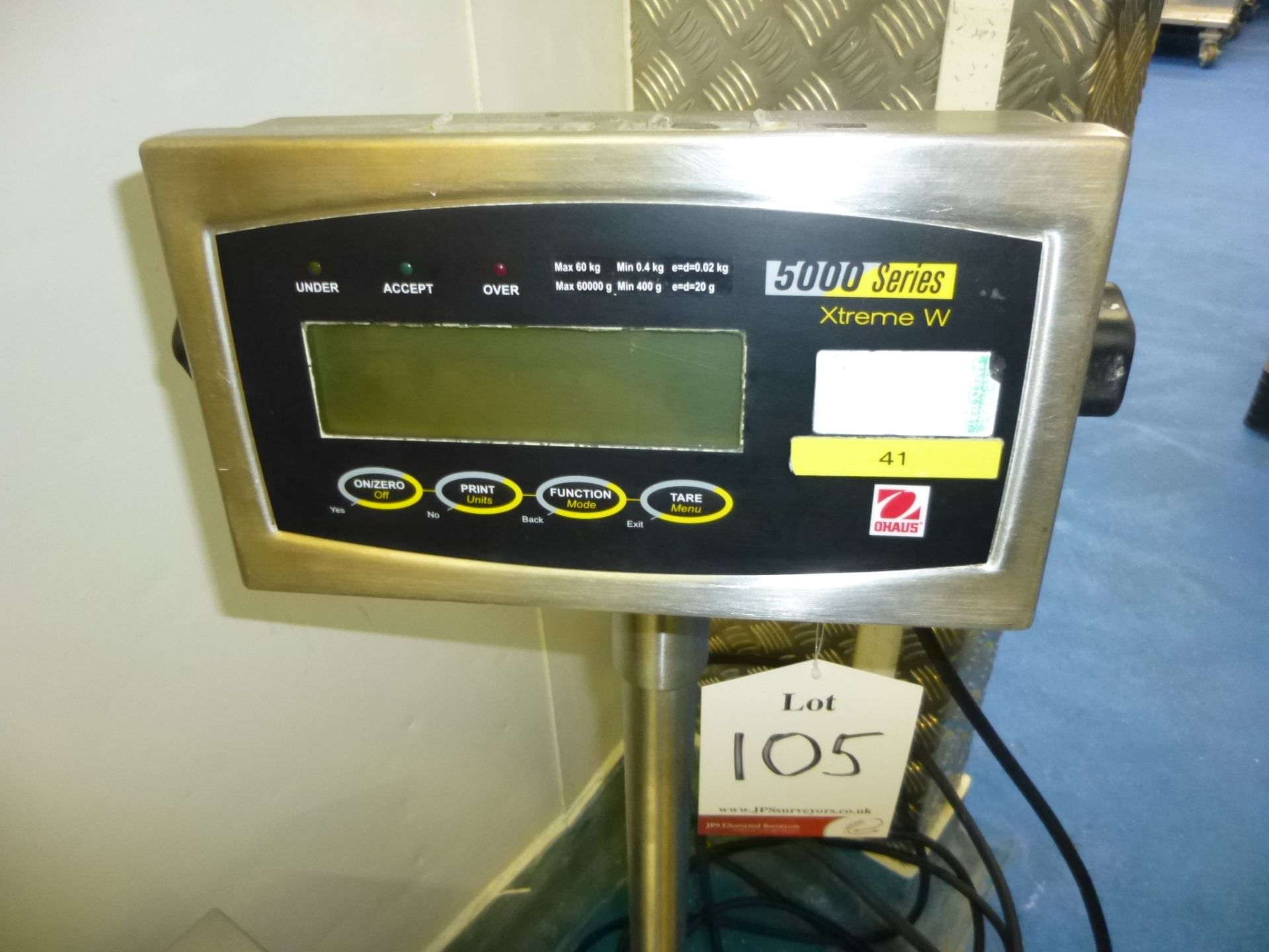 Electronic Scale w/ Ohaus Multifunctional Display - Image 2 of 3