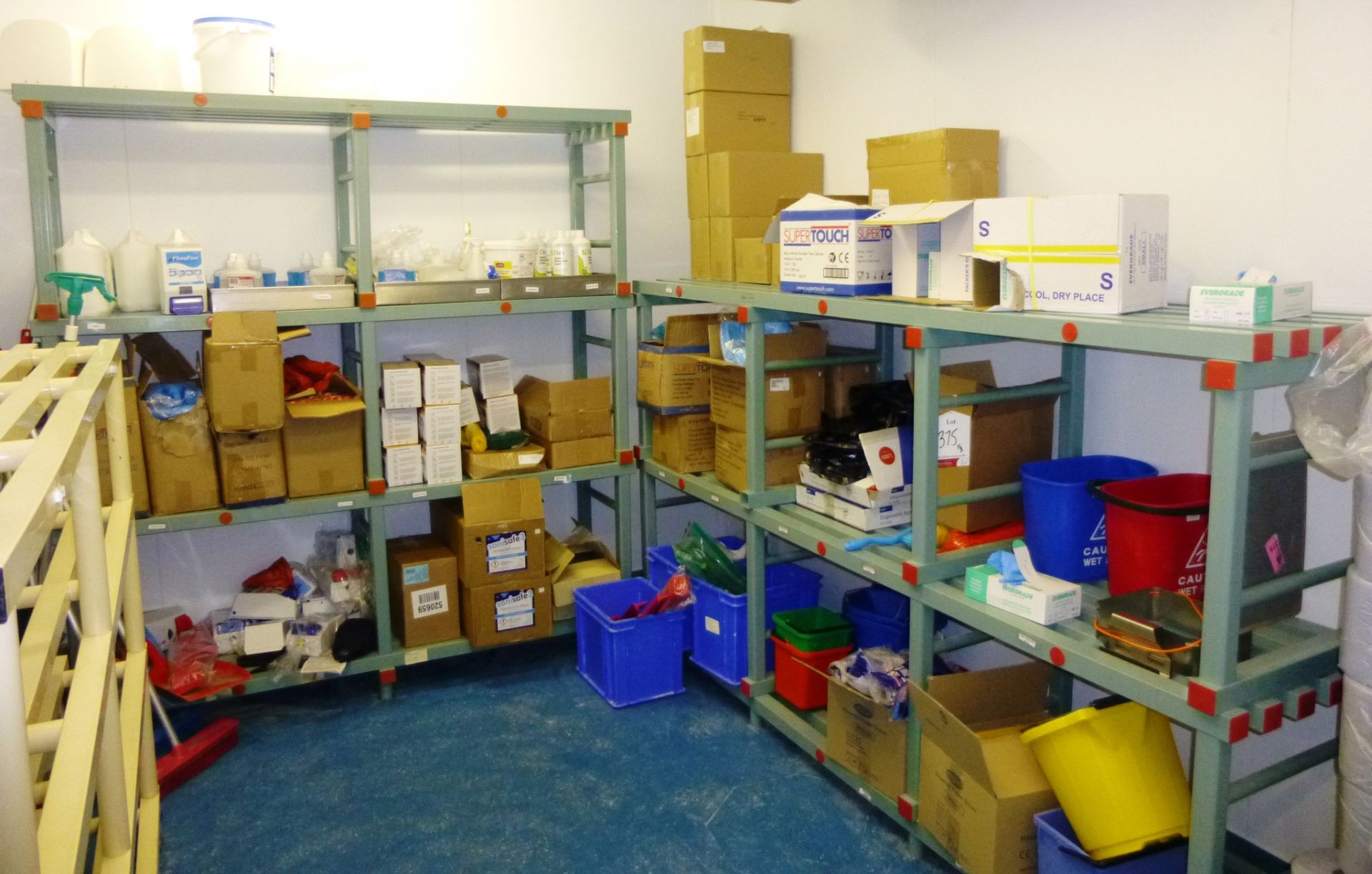 3 x Racks of Hygienic Modular Plastic Shelving - Image 2 of 2