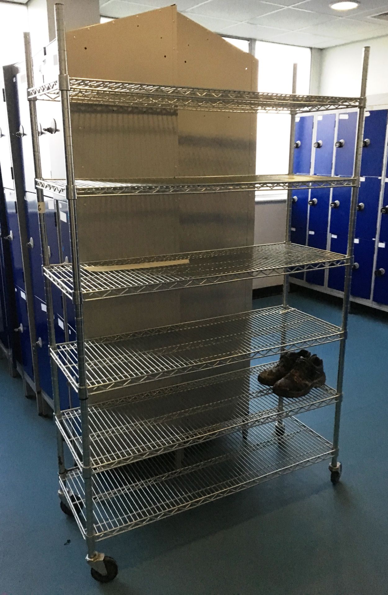 6 Tier Metal Mobile Trolley