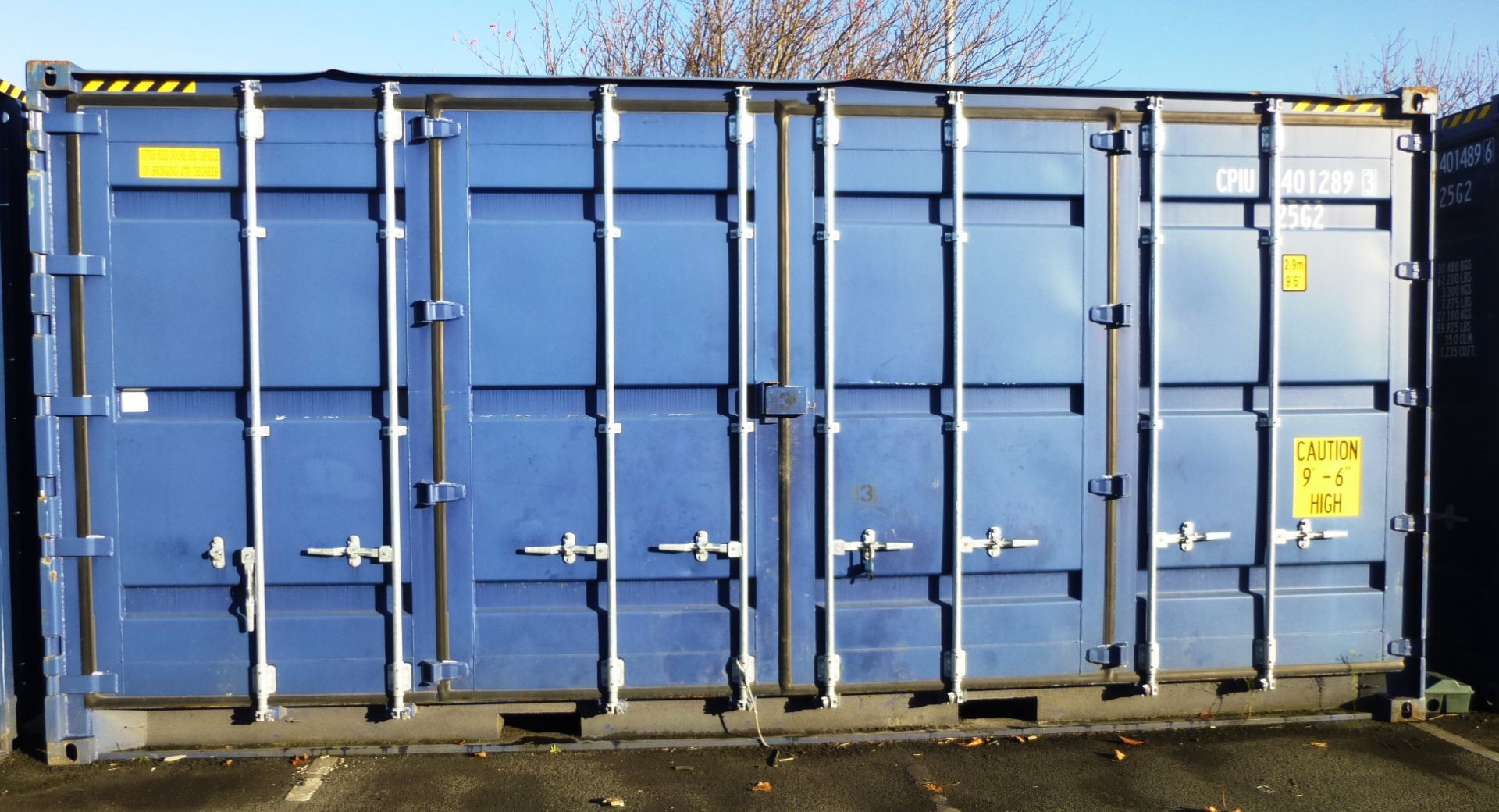 20FT Shipping Container w/ Side & End Opening Doors