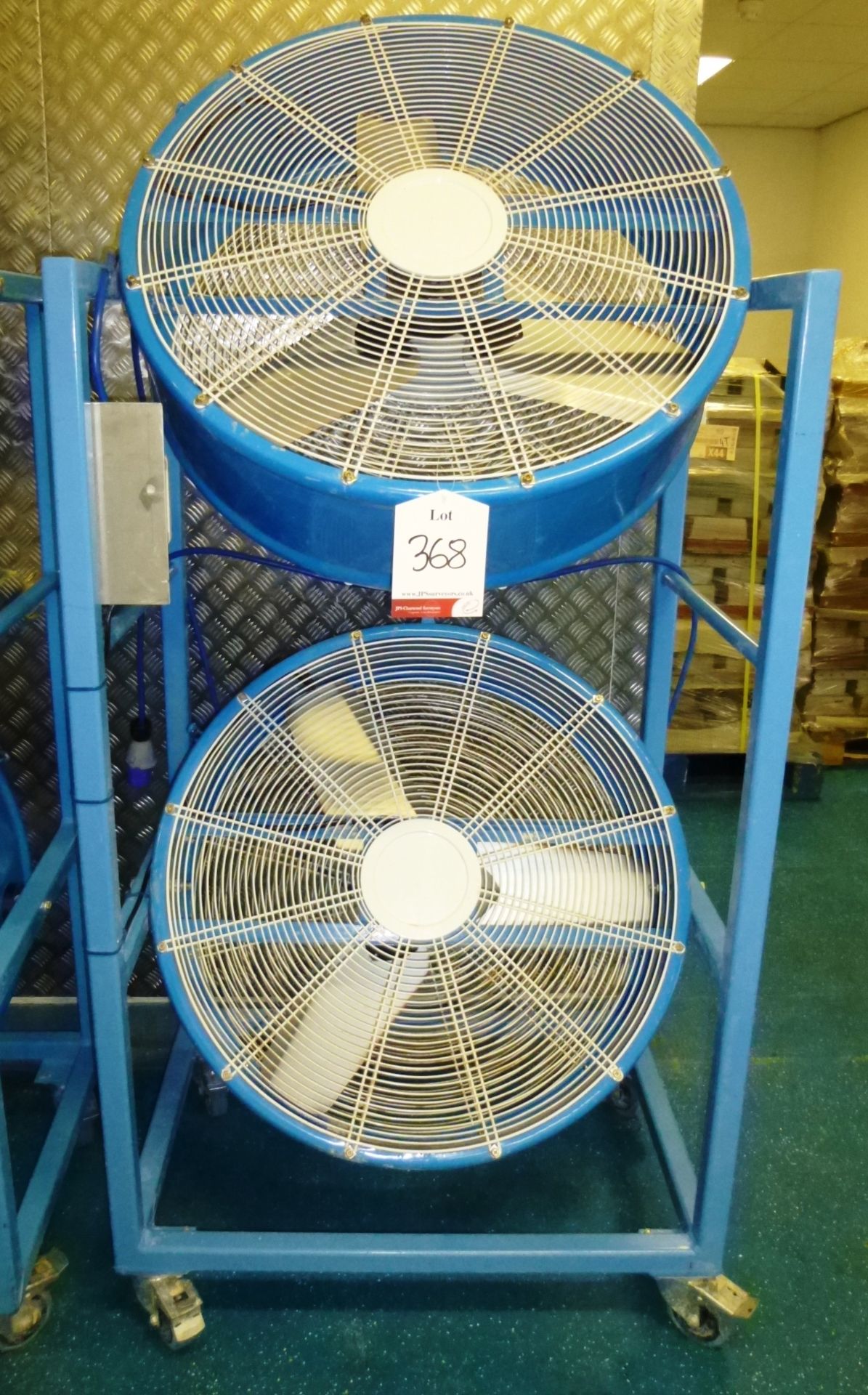 Clark CAM6000 Mobile 2 Drum Electric Fan Unit