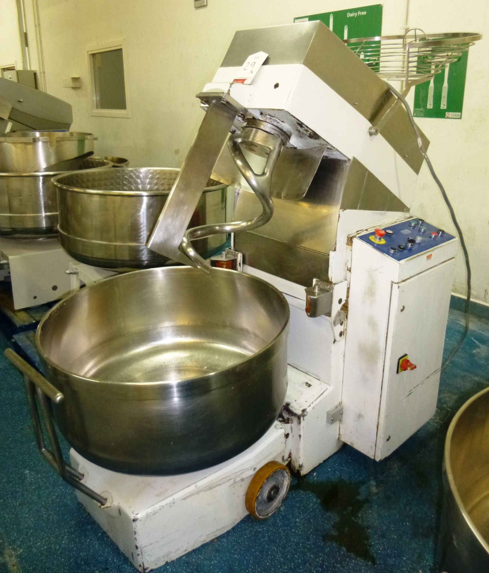 Industrial Spiral Mixer w/ 2 x Removeable Bowls