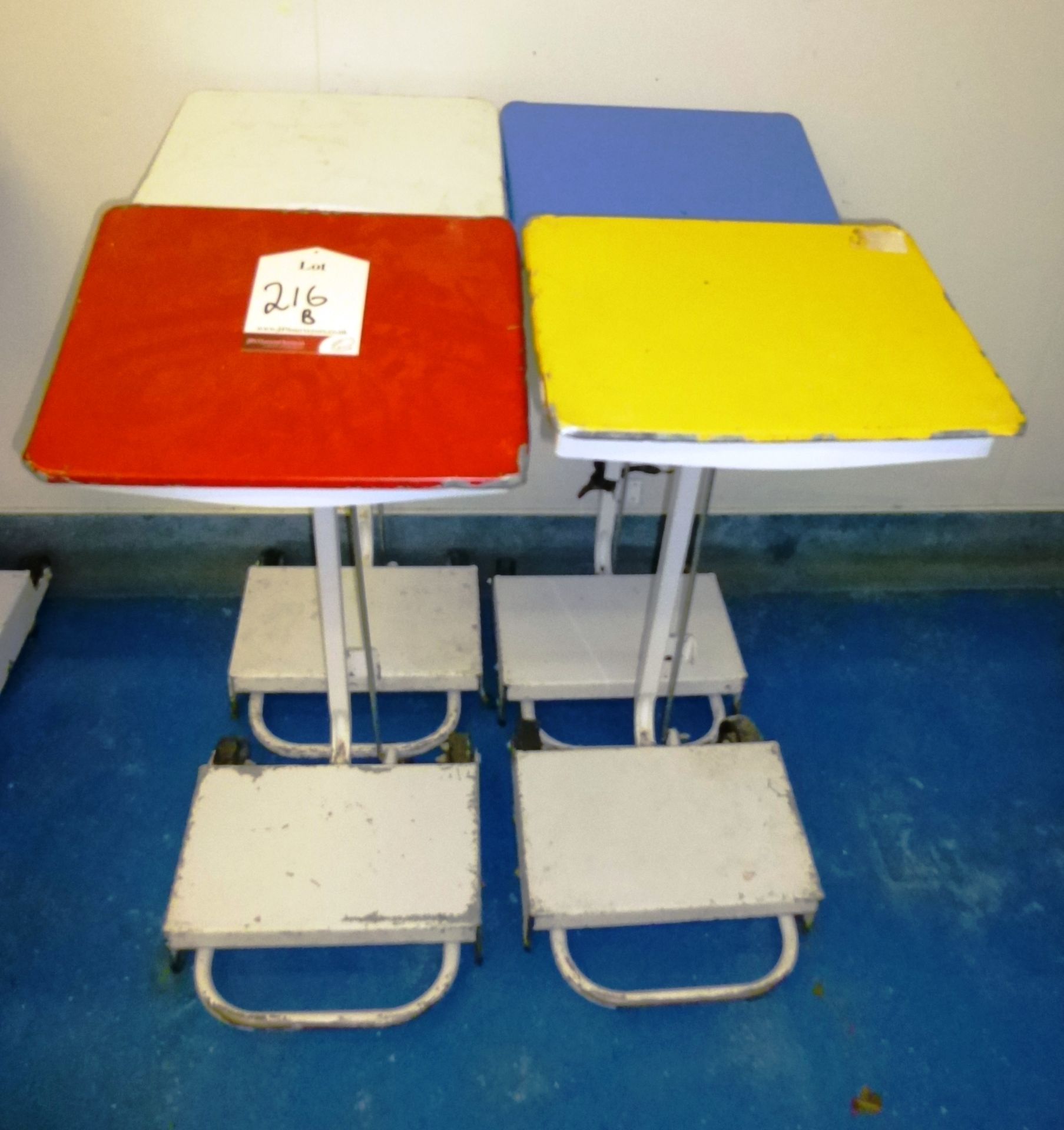 Various Coloured Steel Pedal Operated Sack Holders