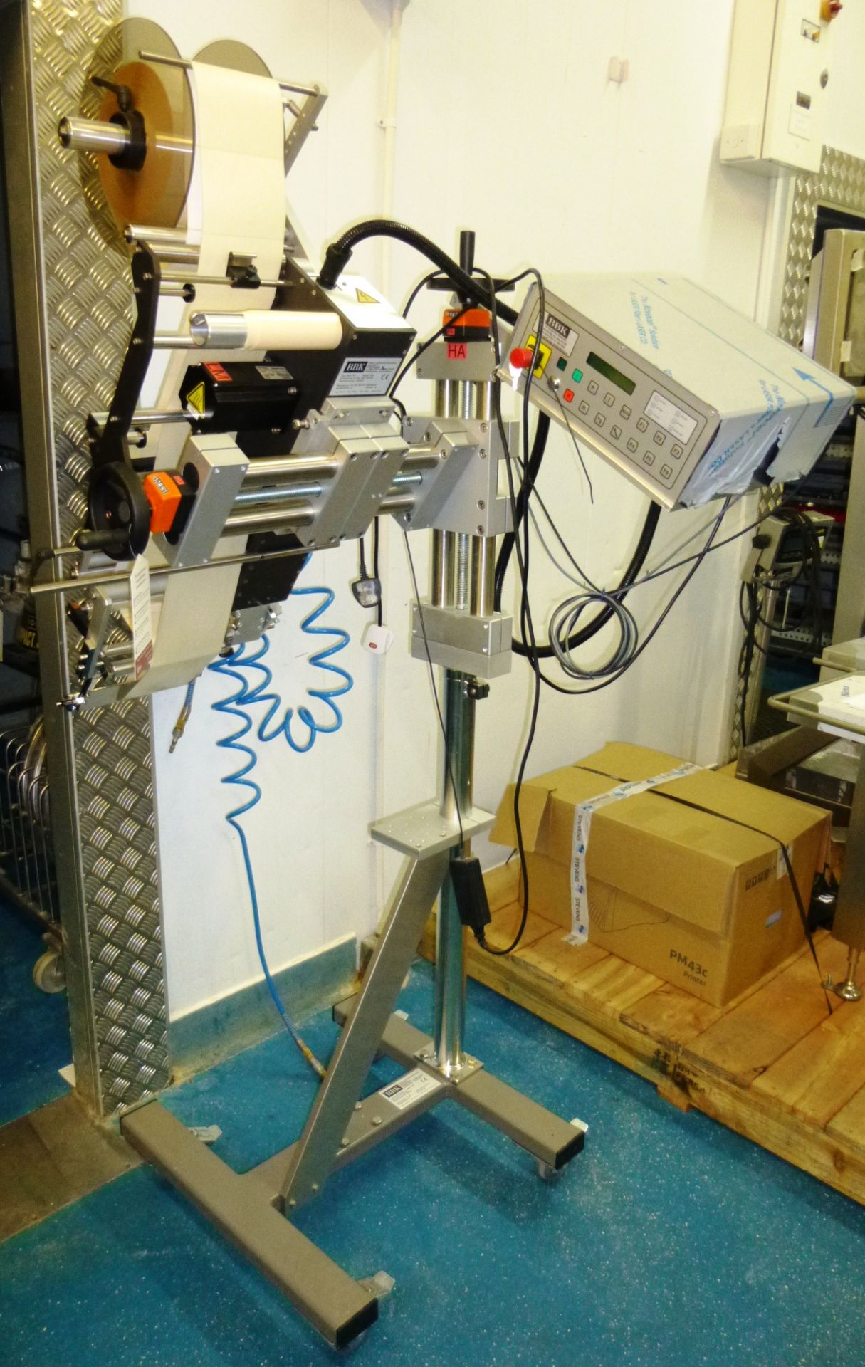 BBK Rapid "SM" Adhesive Labelling Machine