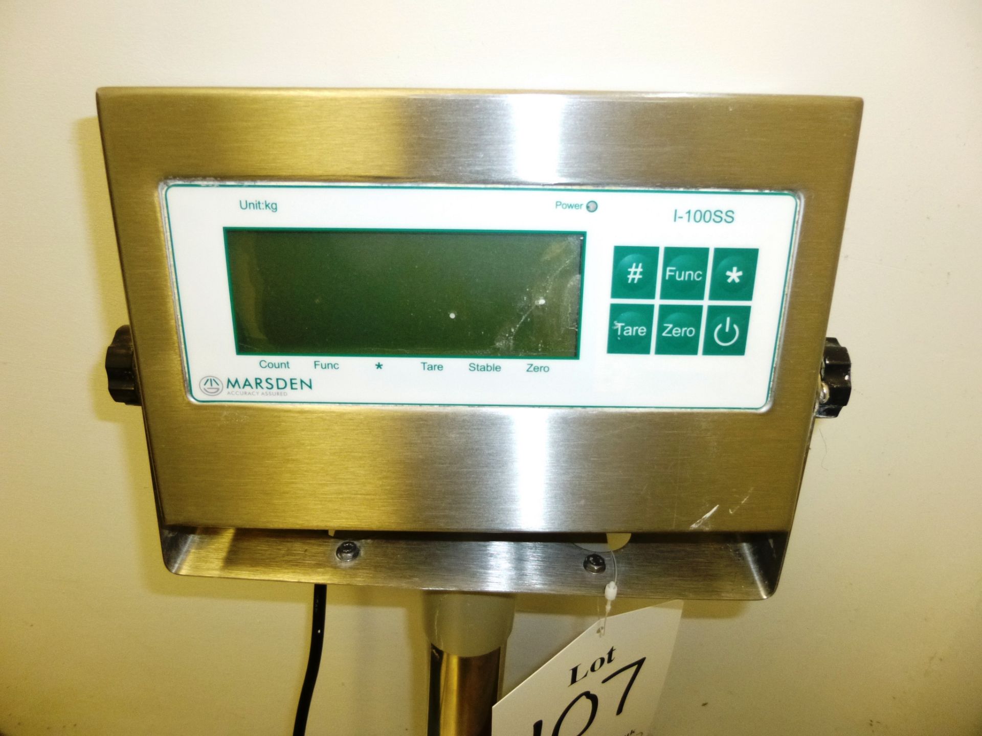 Marsden I-100SS Electronic Bench Scale - Image 2 of 2