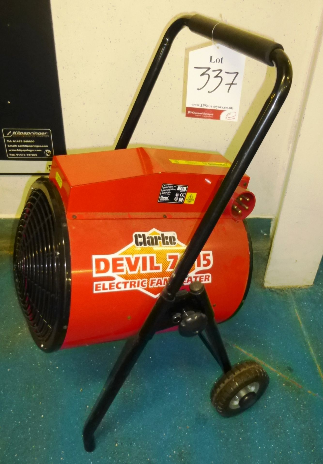 Clarke Devil 7015 Industrial Electric Fan Heater 15kW