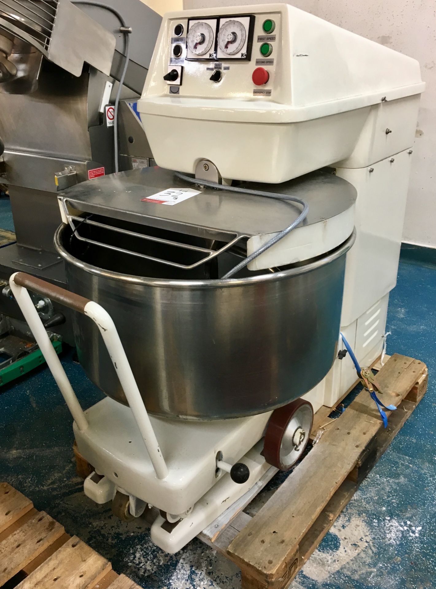 Industrial Spiral Mixer w/ 2 x Removeable Bowls