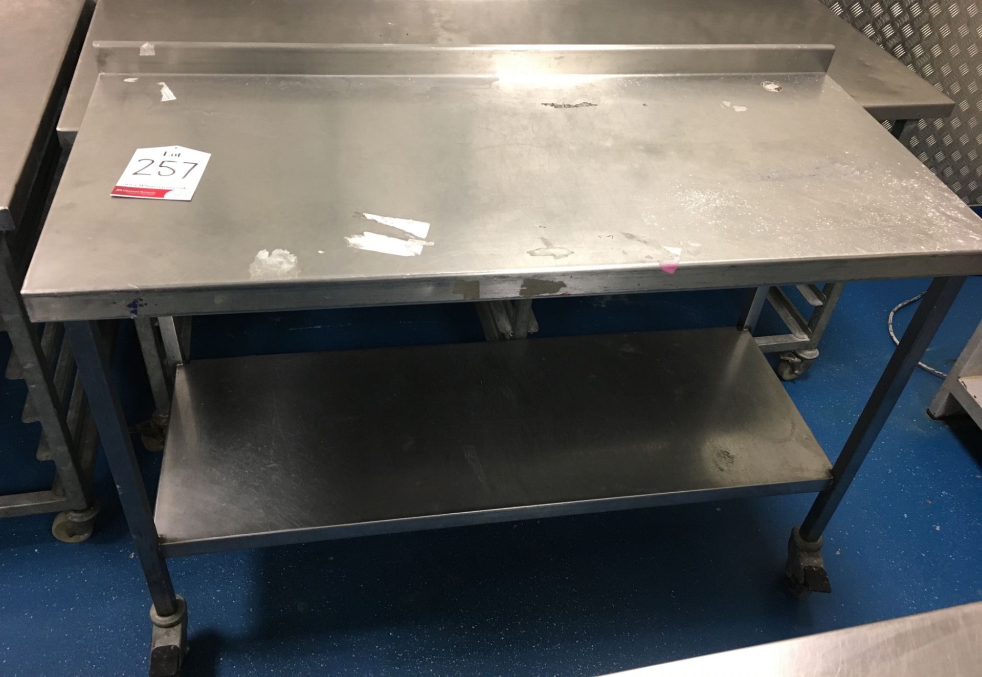 Mobile Stainless Steel Preparation Table