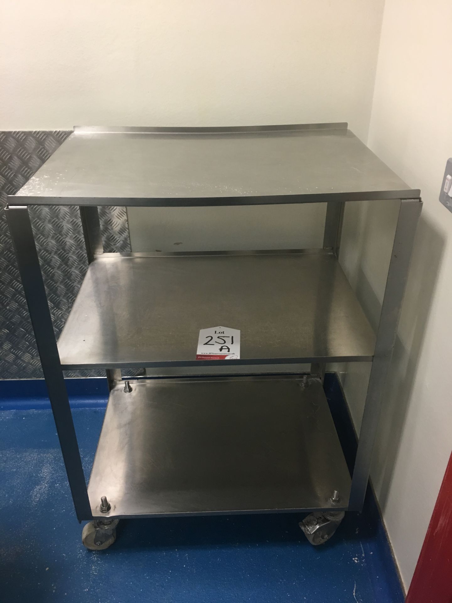 Mobile Stainless Steel Shelf Unit/Preparation Table