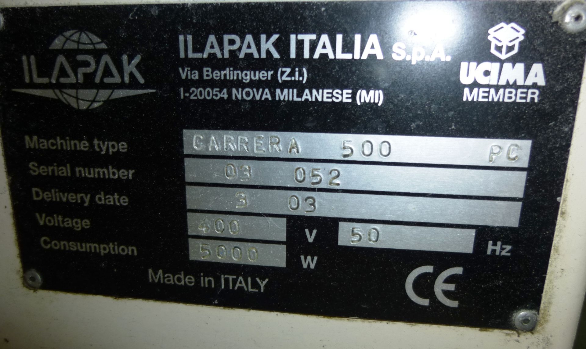 ILA Carrera 500 Pro Flow Wrapping Machine w/ Markem Thermal Transfer Coder - Image 6 of 6