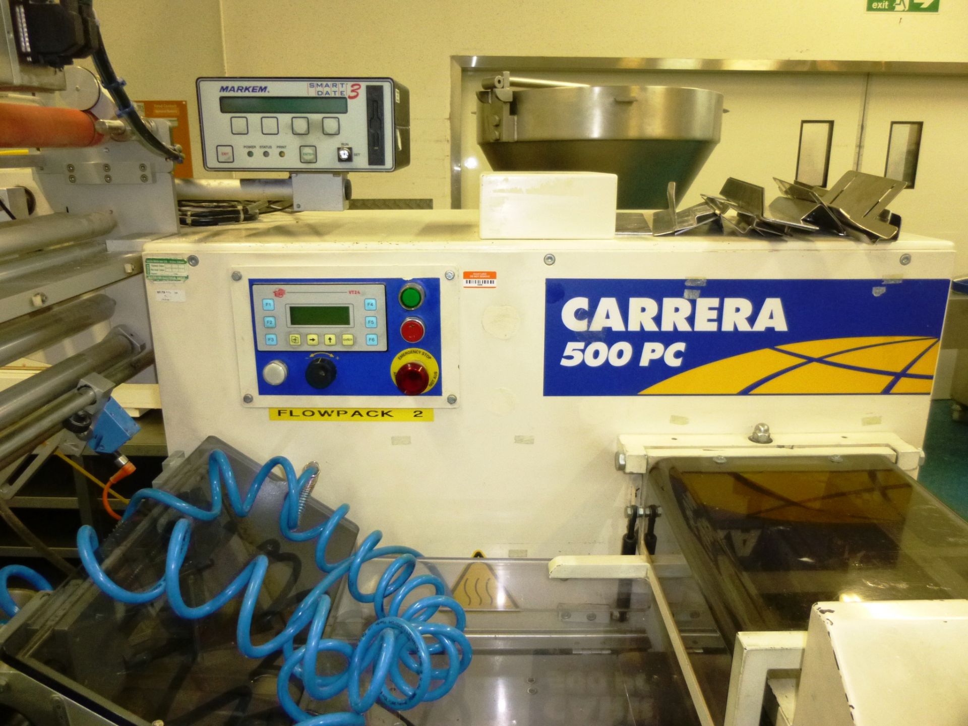 ILA Carrera 500 Pro Flow Wrapping Machine w/ Markem Thermal Transfer Coder - Image 3 of 6