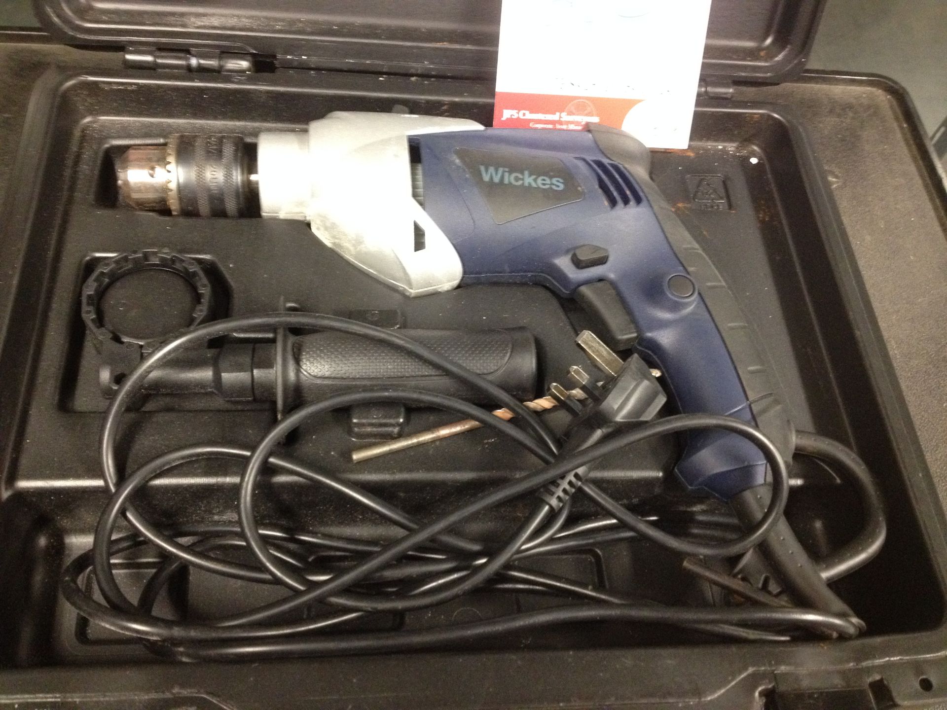 1 x Wickes Hammer drill with case - Image 2 of 3