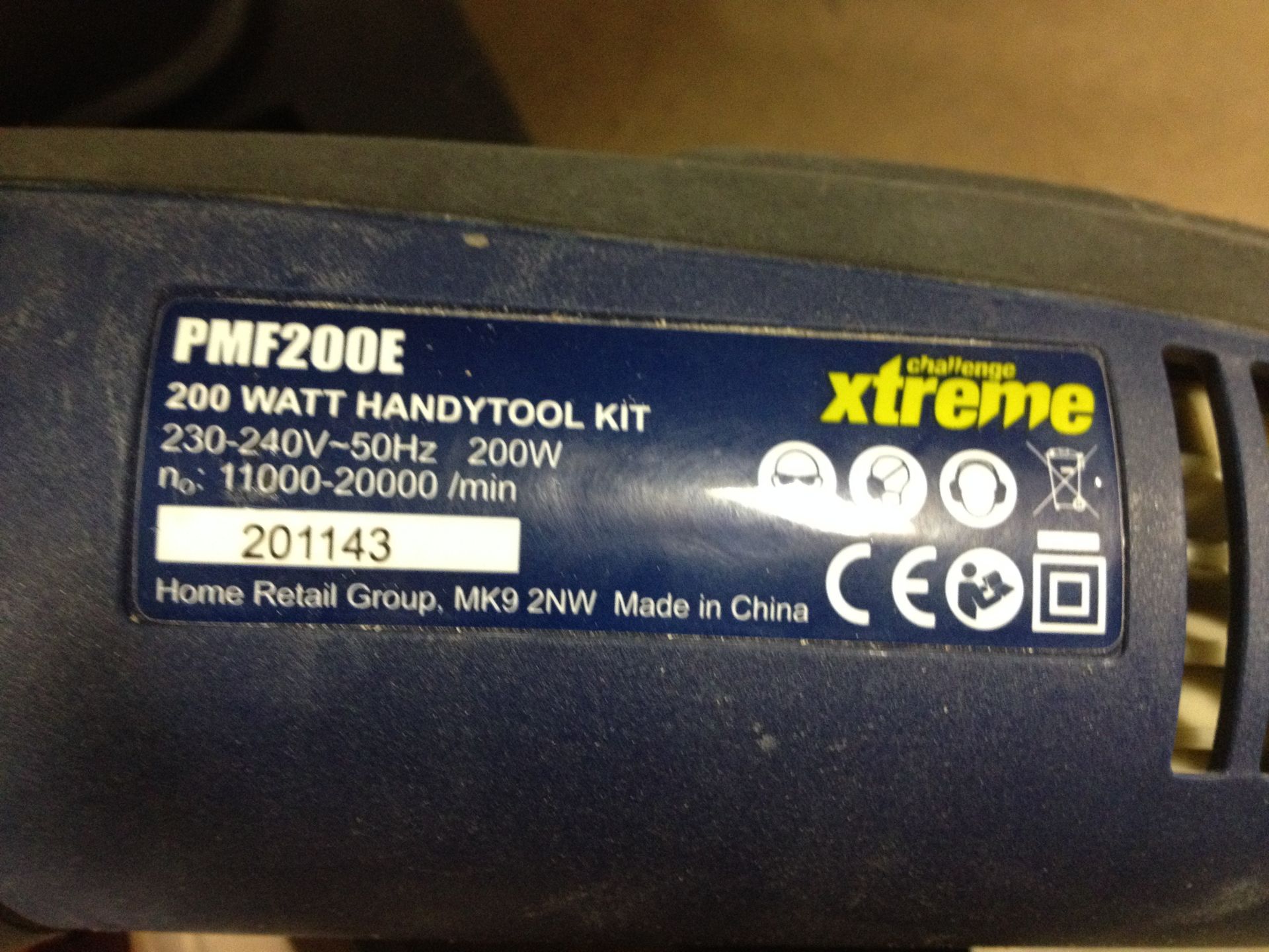 1 x Challenge xtreme Sander 200 Watt PMF200E - Image 2 of 2