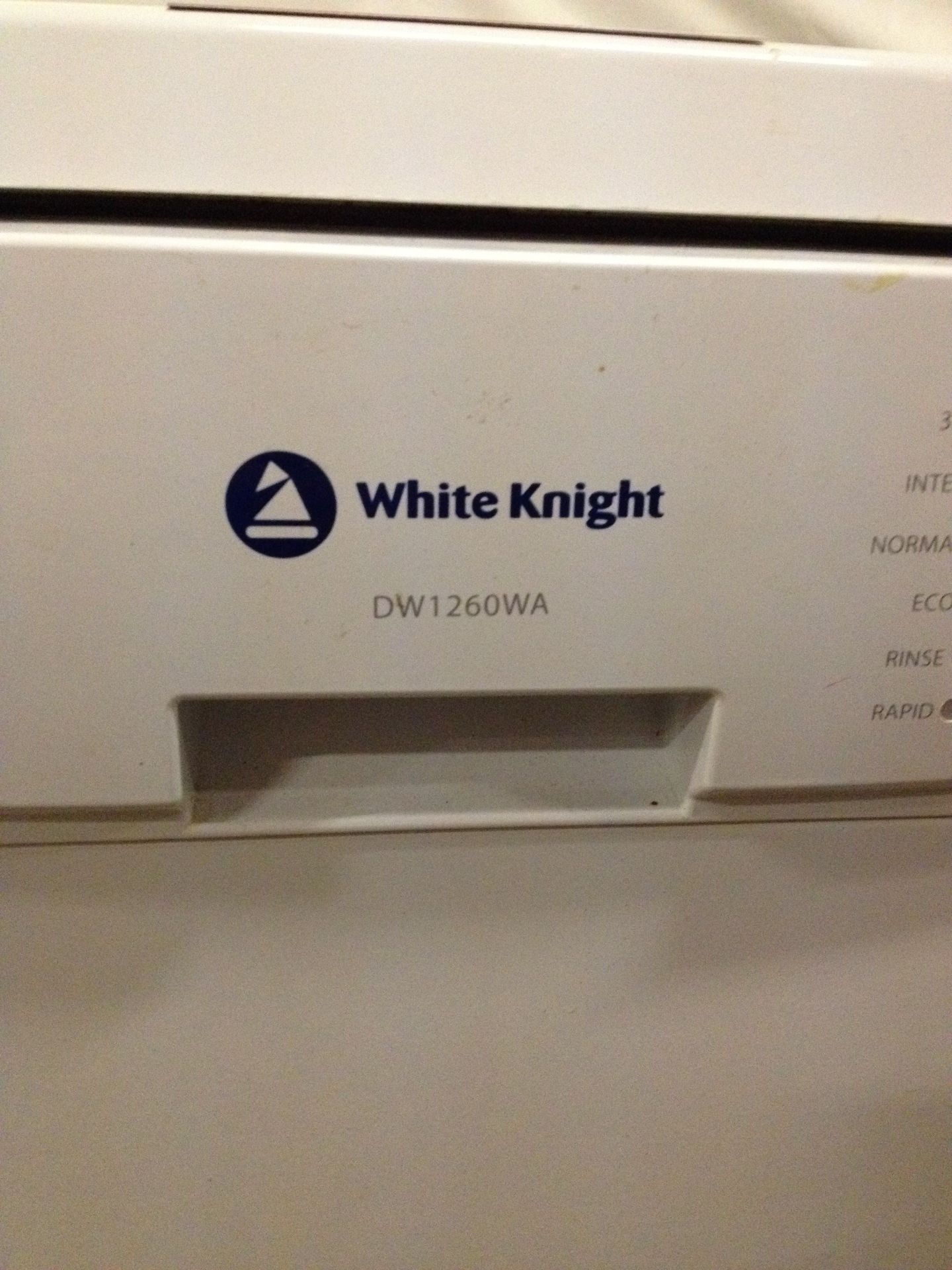 White Knight Dishwasher DW1260WA - Image 2 of 3