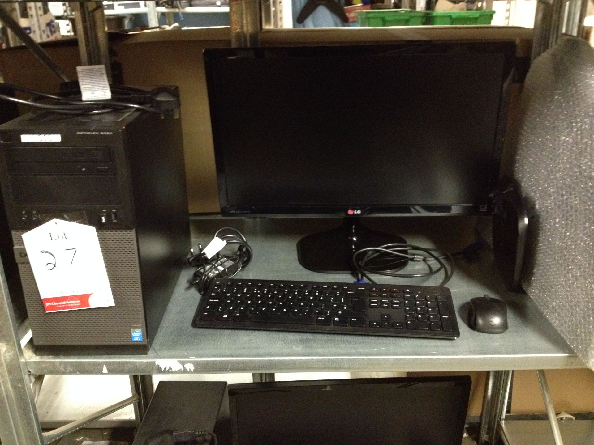 Dell desktop PC Model: D15M Optiplex3020 with monitor, keyboard and mouse