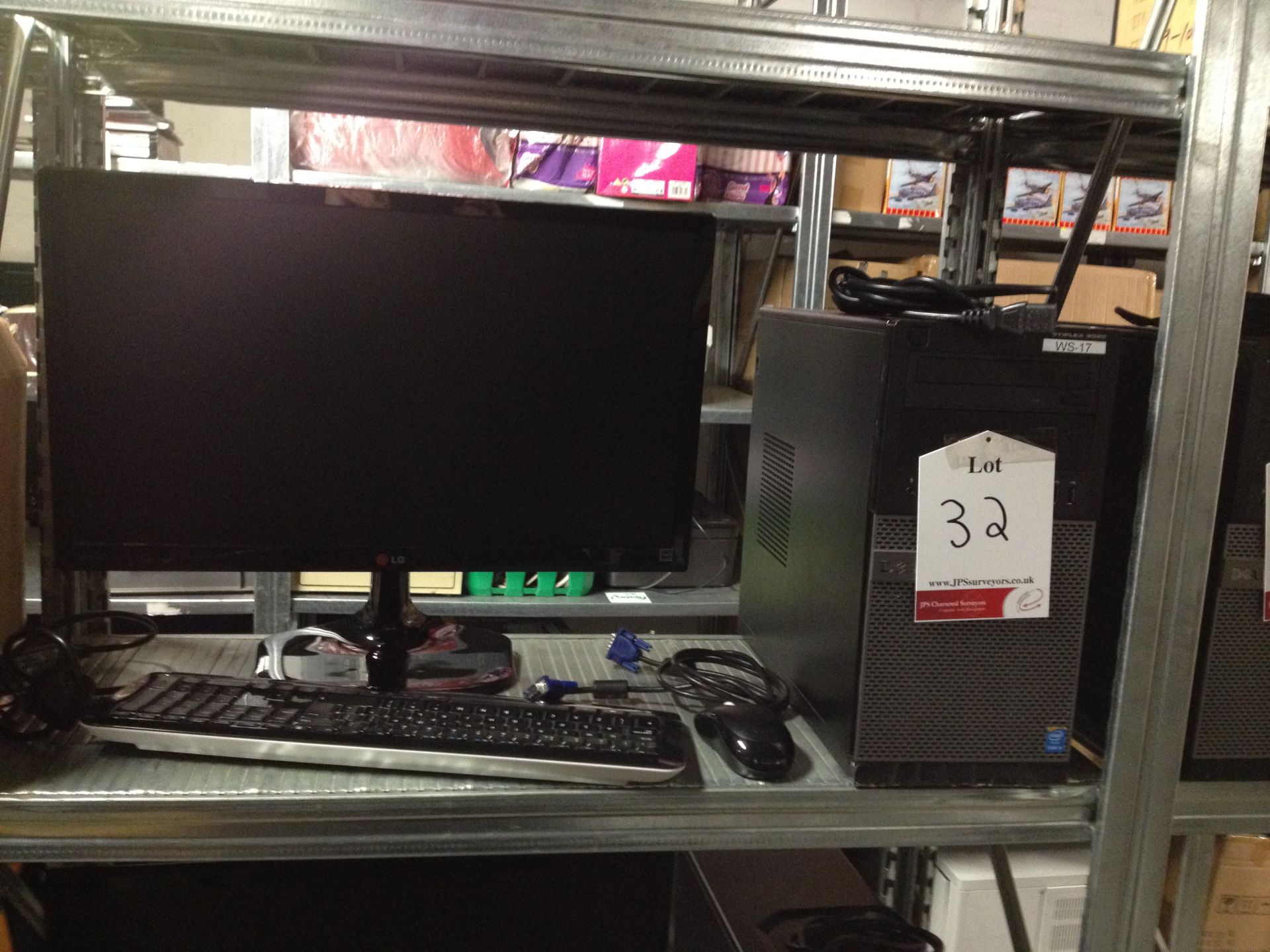 Dell desktop PC Model: D15M Optiplex3020 with monitor, keyboard and mouse