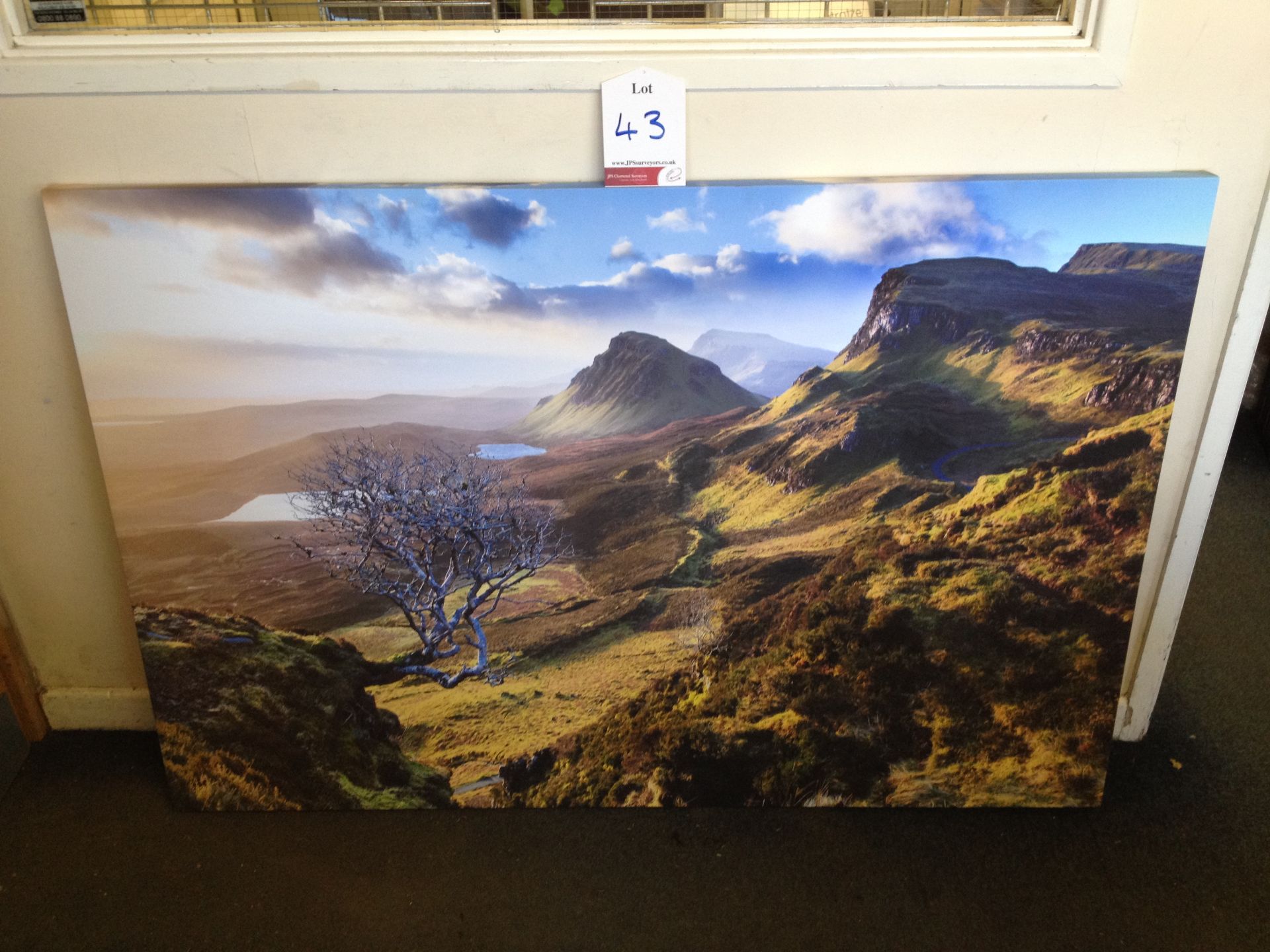 Mountain Range Canvas Print Size: 152 x 102cm