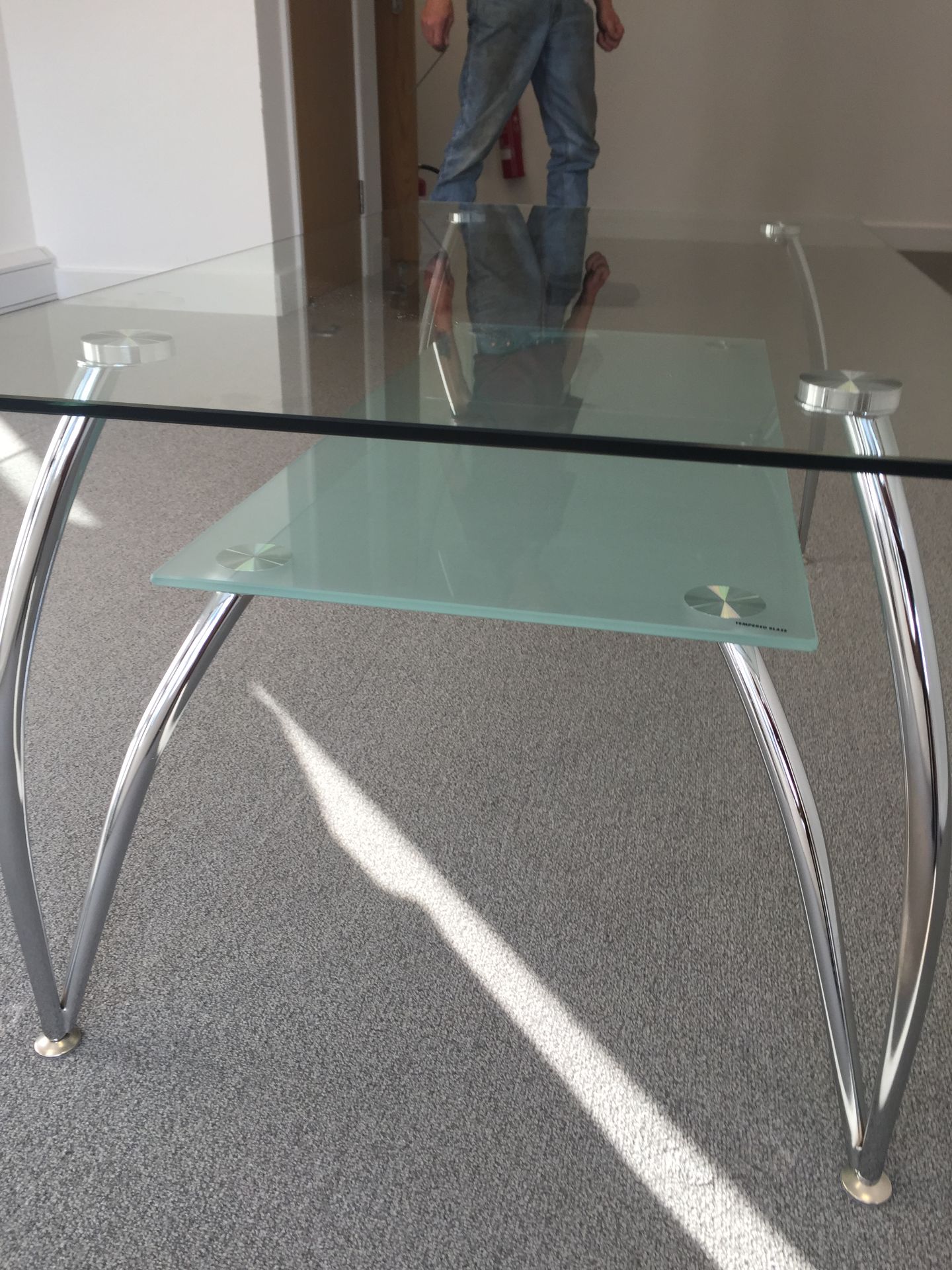 Glass Coffee Table (dismantled) - Image 5 of 5