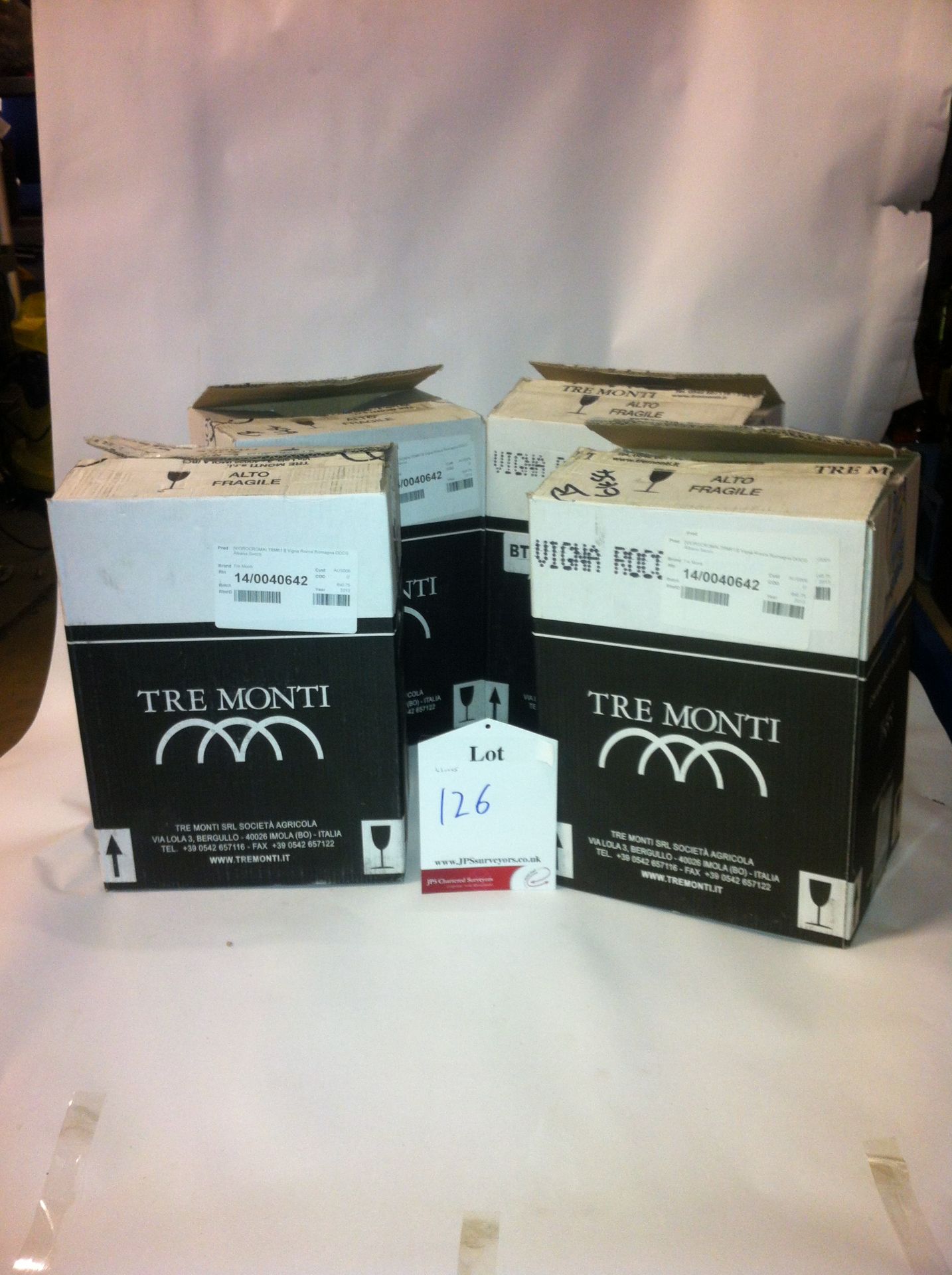 4 x Cases of (24 Bottles) Tre Monti Vigna Rocca Al