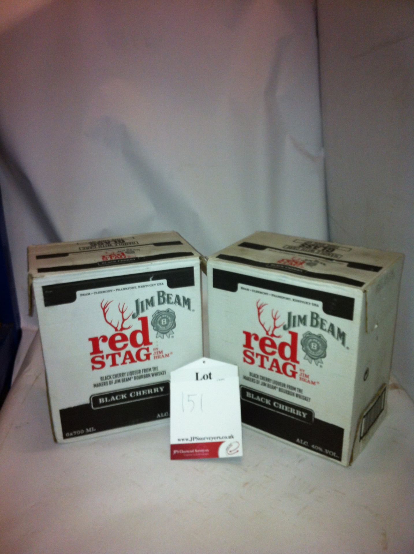 2 x Cases of Jim Beam Red Stag (12 Bottles) 70cl