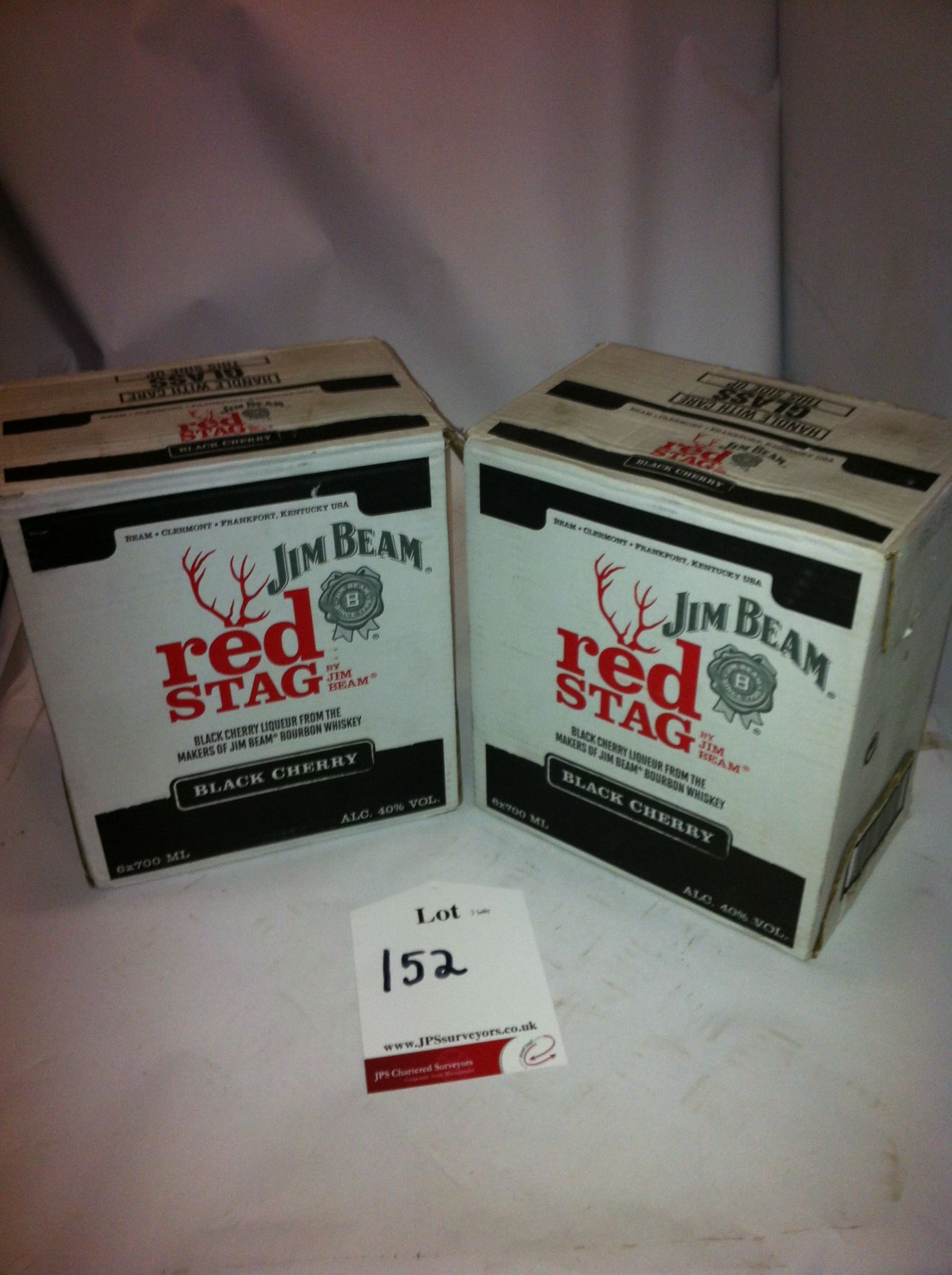 2 x Cases of Jim Beam Red Stag (12 Bottles) 70cl