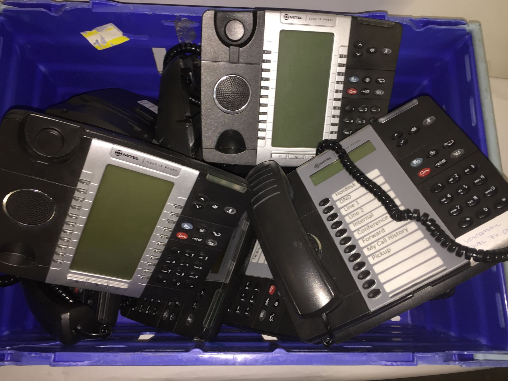 8 Mitel 5340 office IP phones