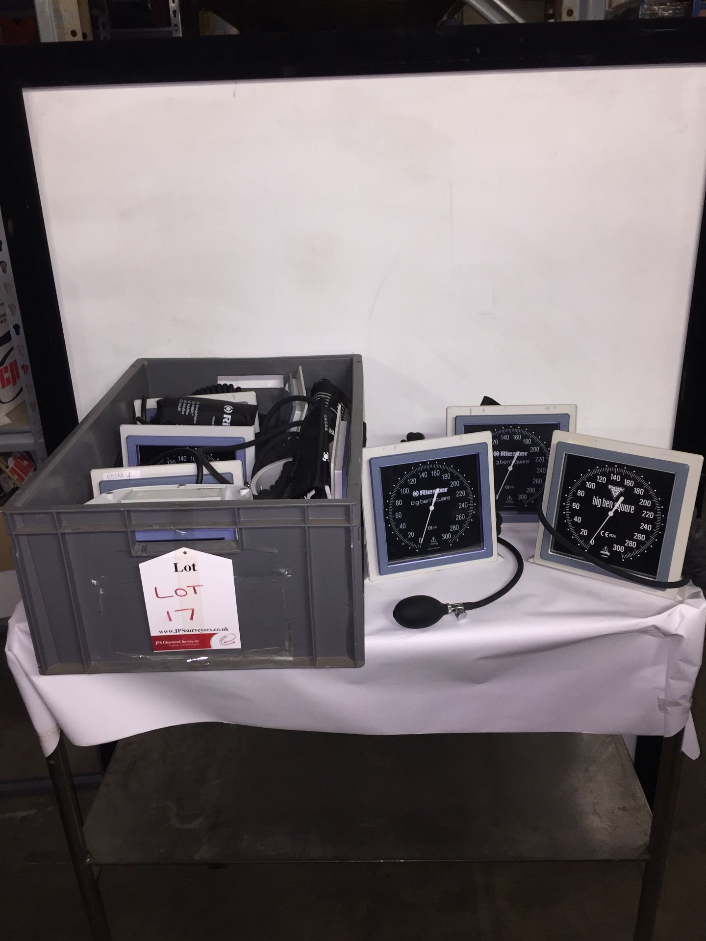 7 x Riester 'Big Ben Square' manual blood pressure monitors