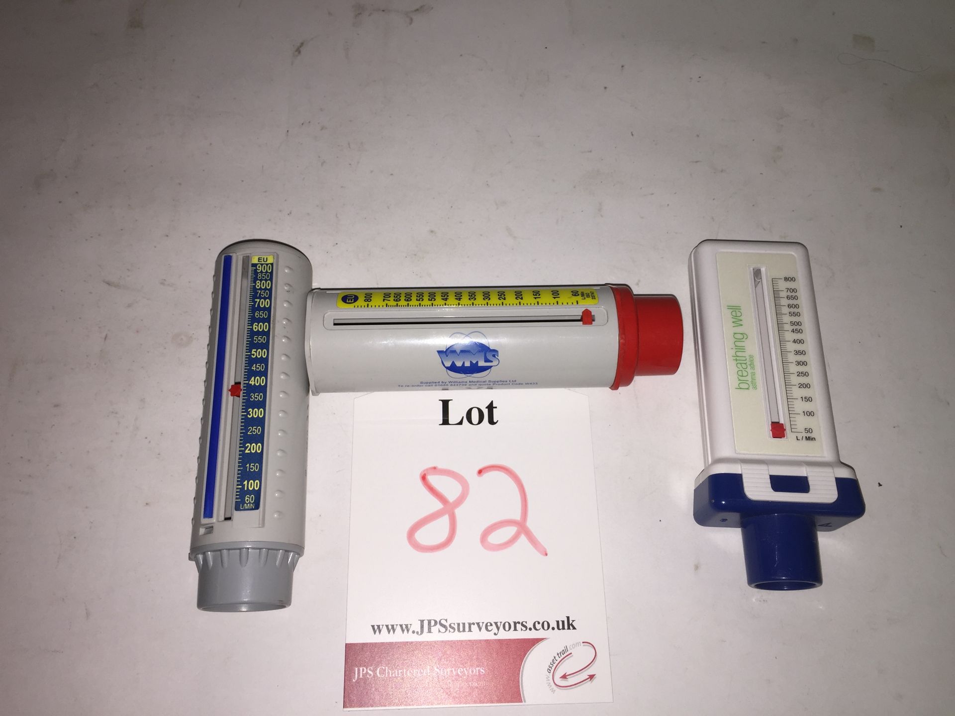 3 peak flow meters, 1 Crestor Rosuvastatin 1 WMS, Wrigh 0120 1 Breathing Well - Image 2 of 2