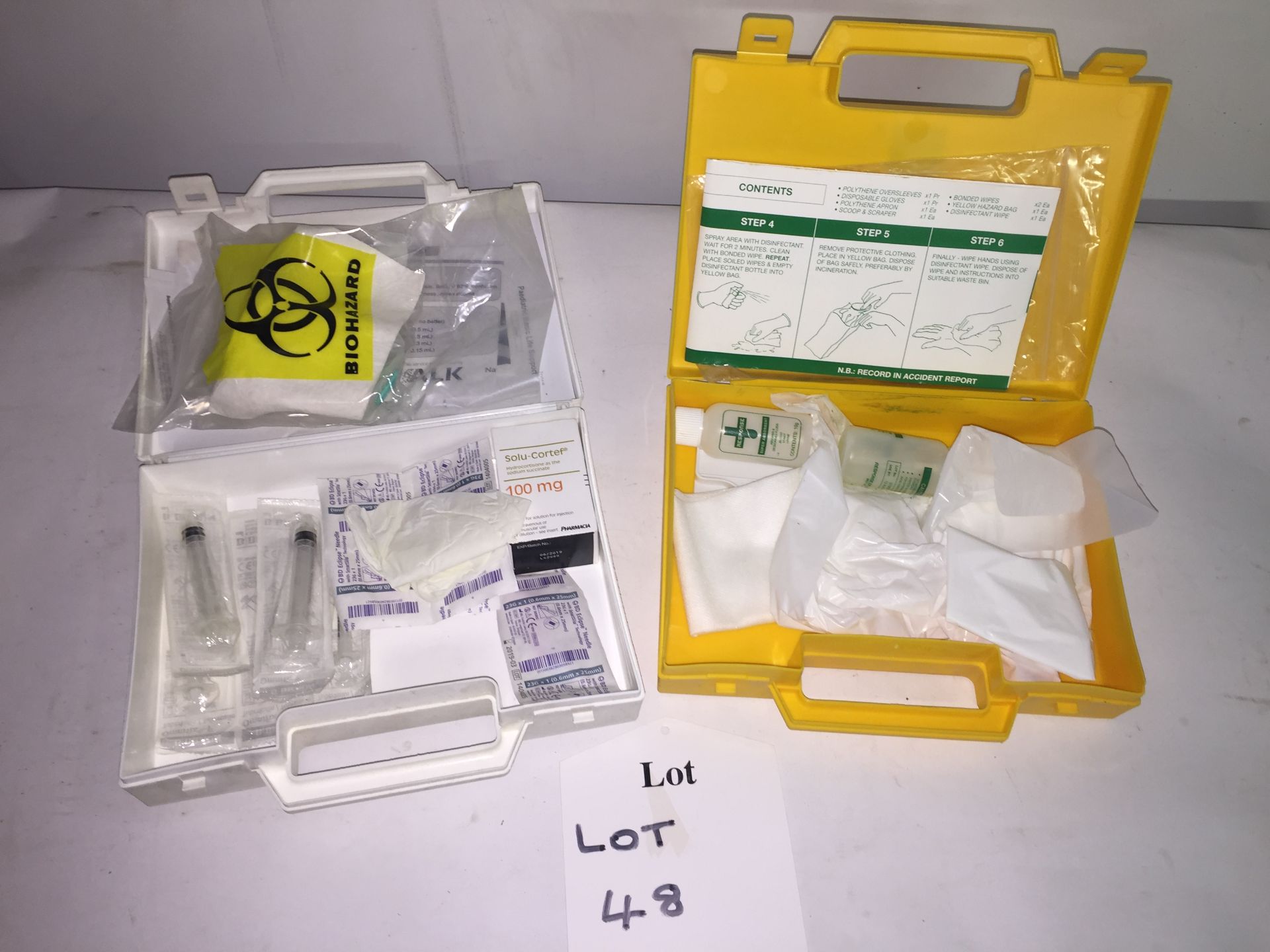 Response, Body Fluid disposal kit | SmithKline Beecham vaccines Anaphphylaxis pack - Image 3 of 3