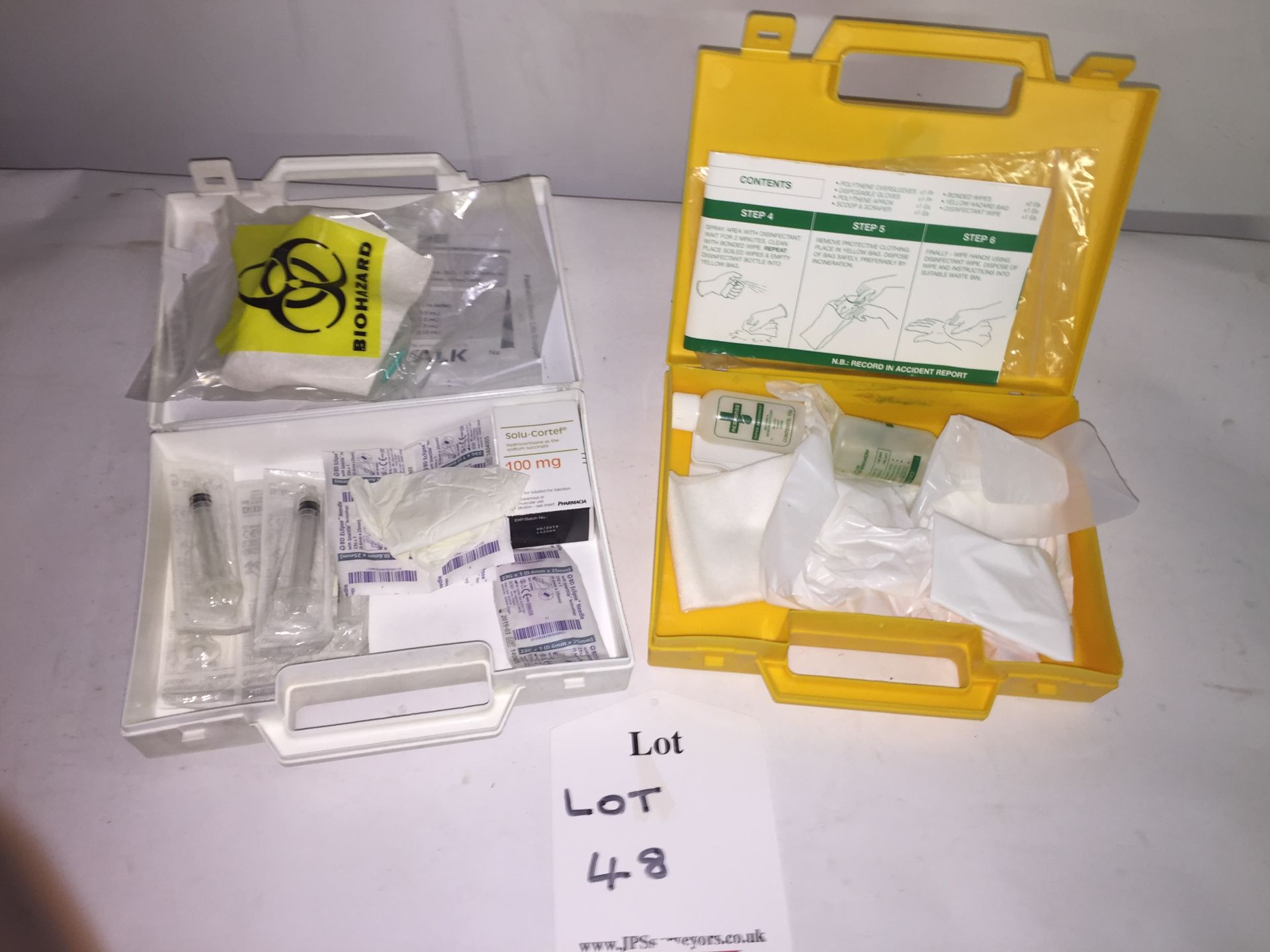 Response, Body Fluid disposal kit | SmithKline Beecham vaccines Anaphphylaxis pack - Image 2 of 3