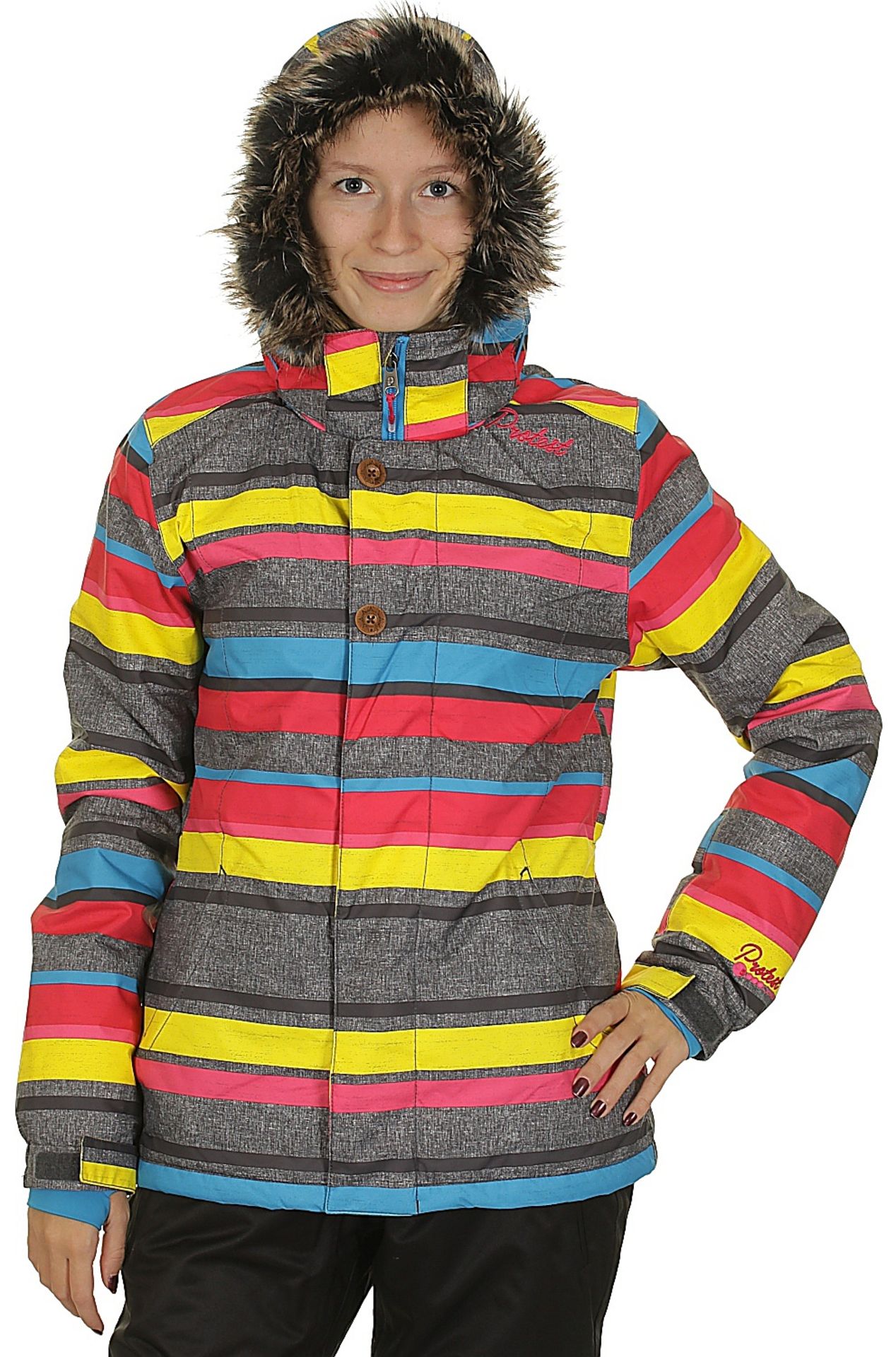 Womens Protest Selham Ski/Snowboarding Jacket - Si - Image 3 of 3