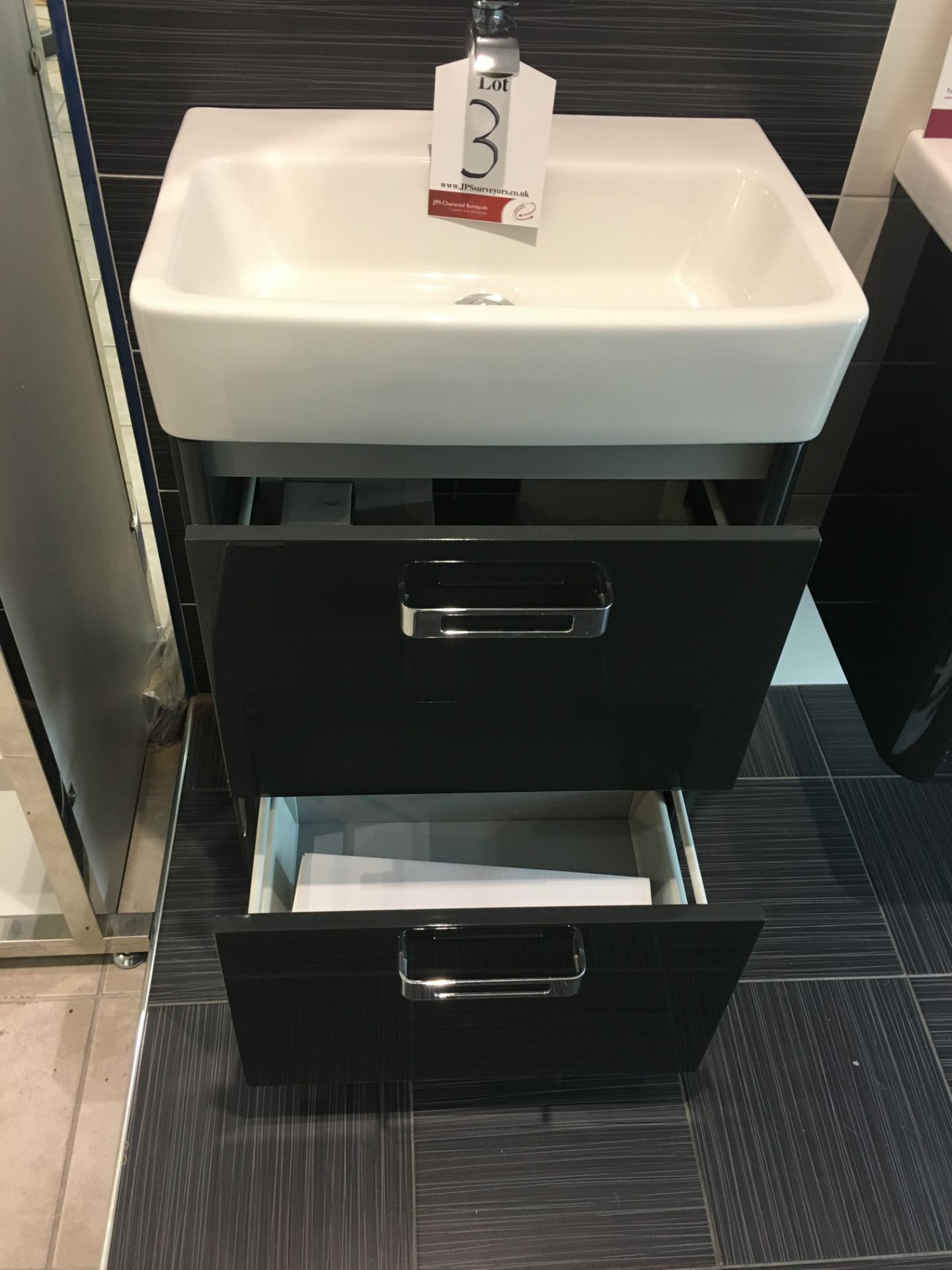 Contour floorstanding vanity unit & tap - Image 3 of 4