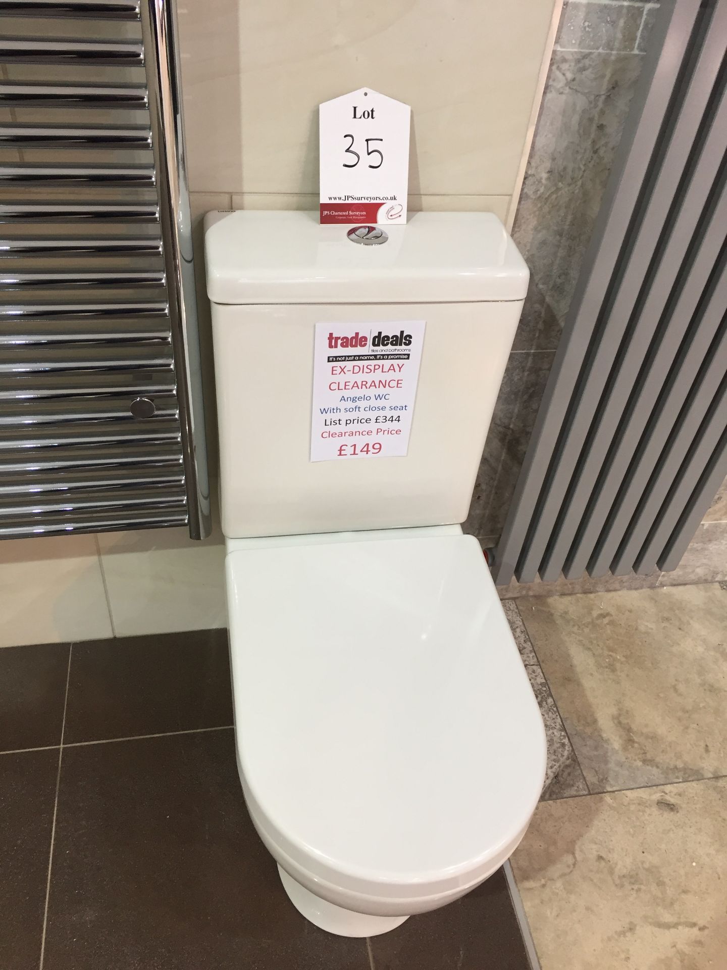 Angelo WC w/ soft close seat (£449 reduced to £344)