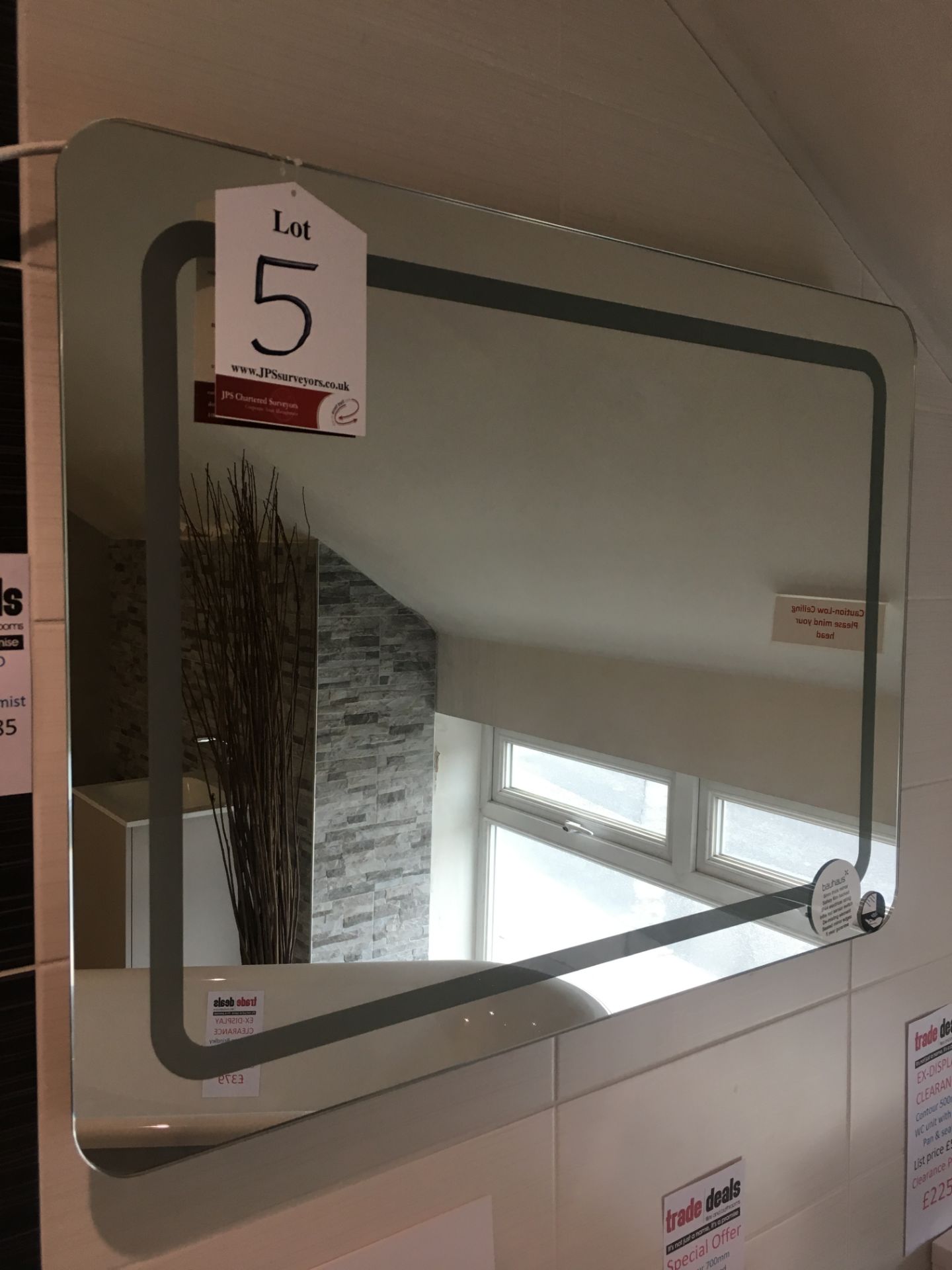 Bauhaus celeste LED backlit mirror w/ infra-red switch and demist£285 reduced to £239