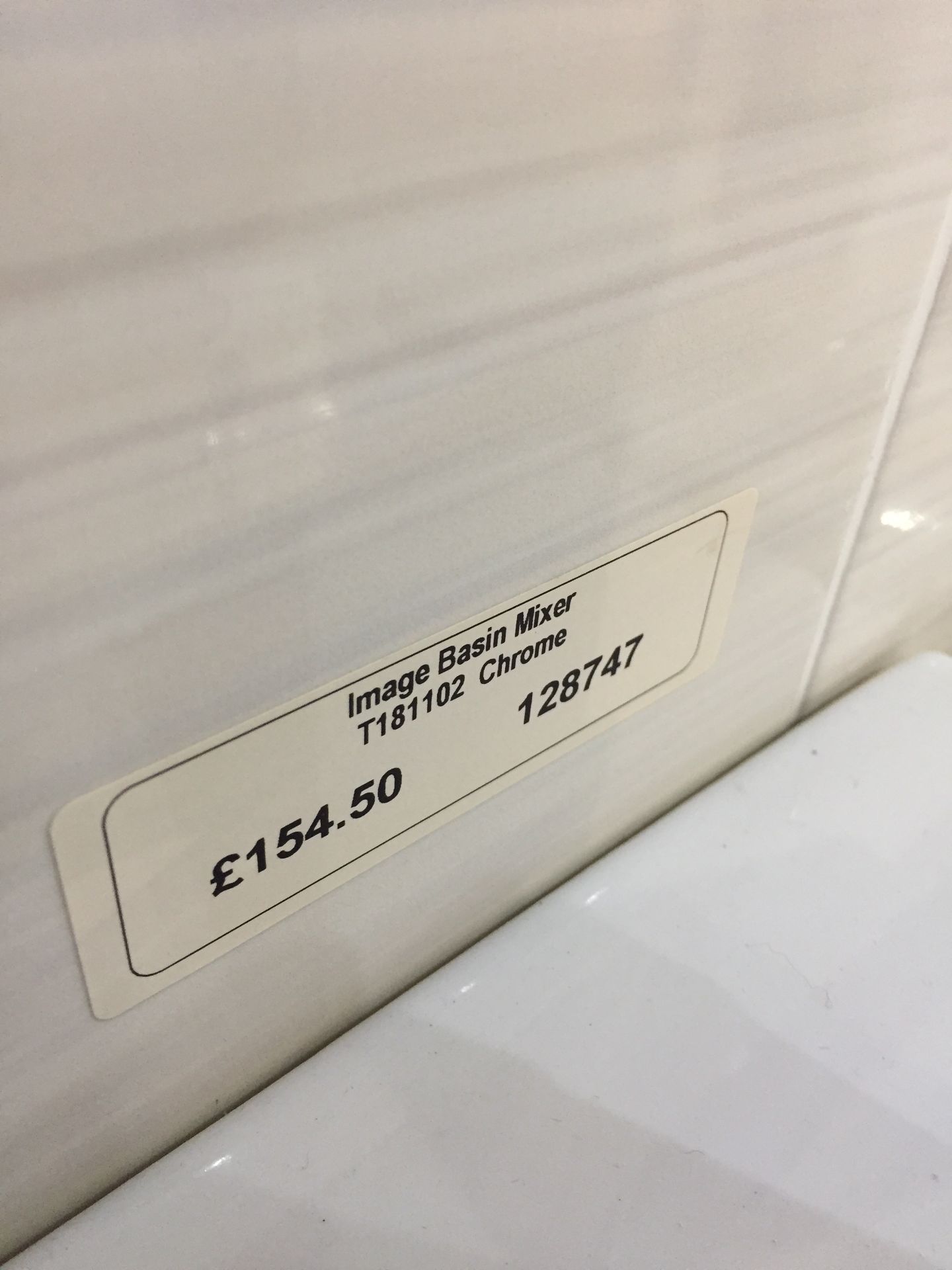 Floor standing chrome vanity unit w/ basin & image basin mixer (450mm) RRP - £154.50 - Image 4 of 4