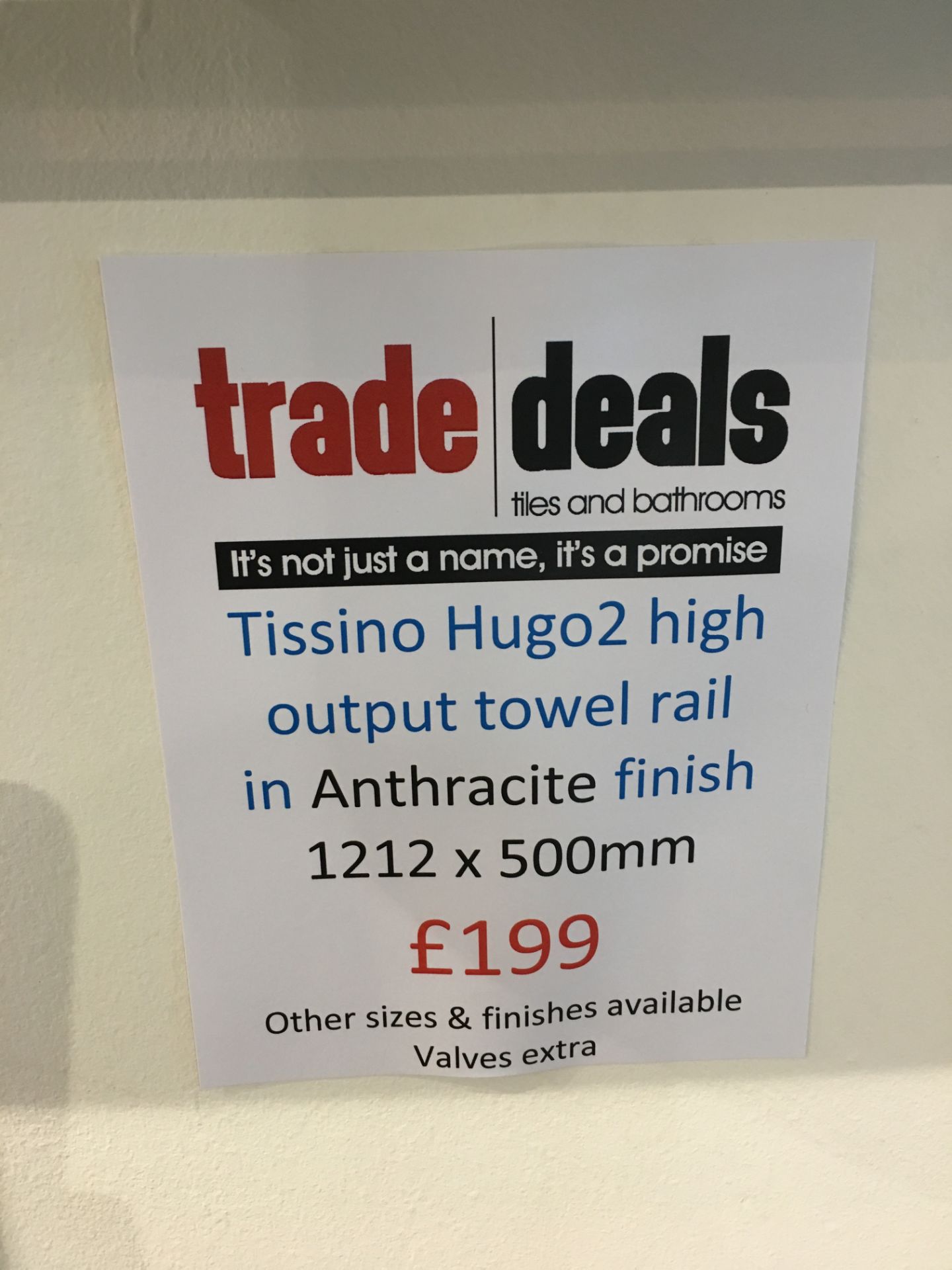 Tissino Anthracite (1212x500mm) RRP - £199 - Image 2 of 2