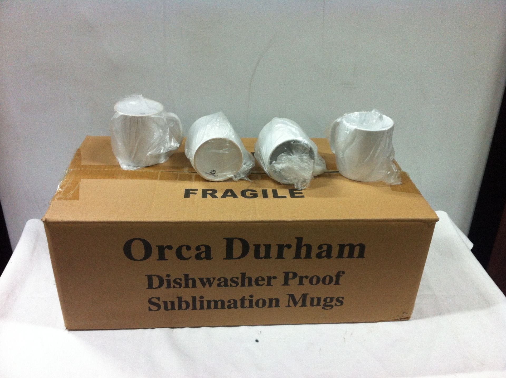 72 x Durham & Sparta Blank Promotional Mugs