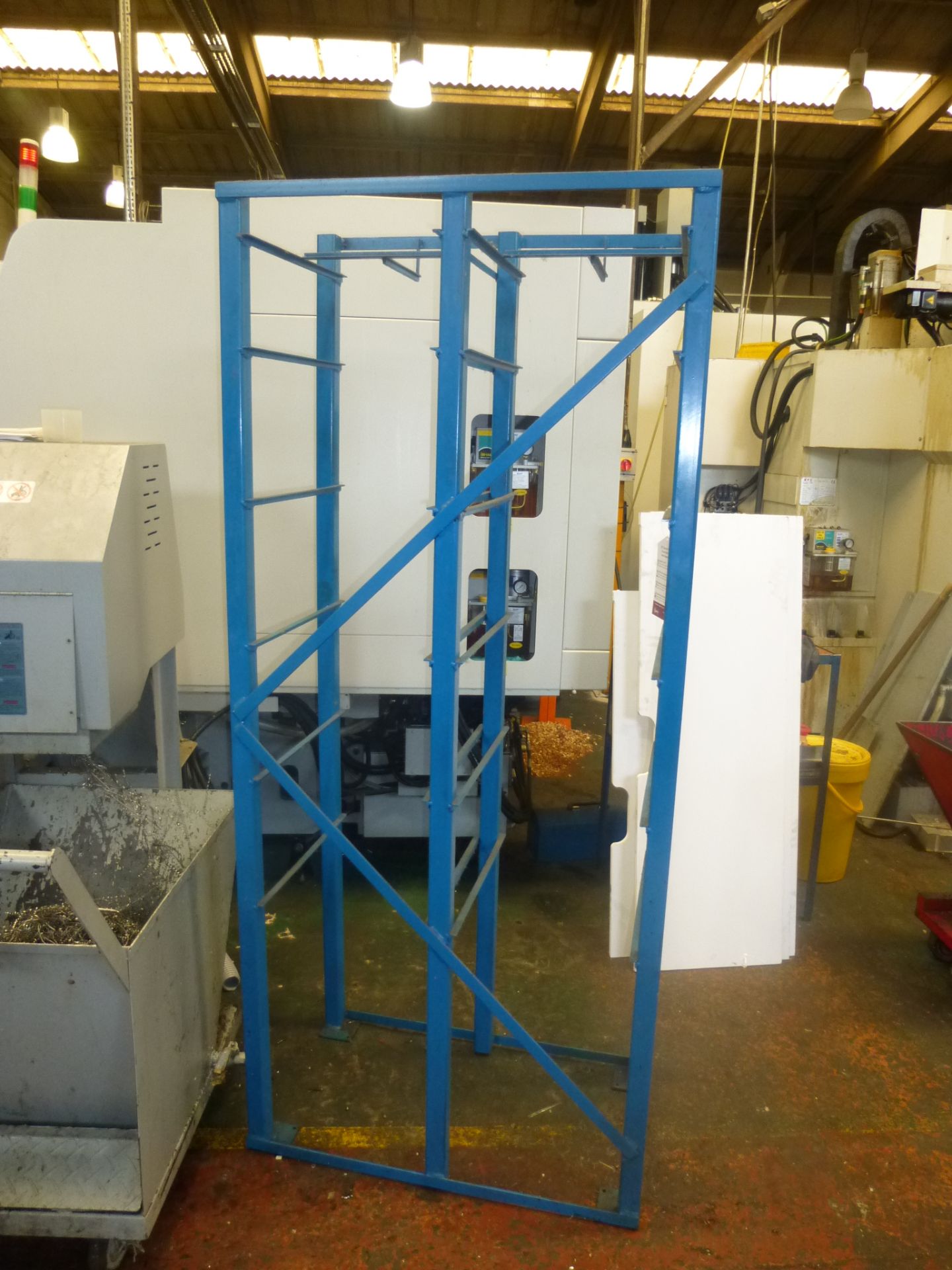 2 x Tote bin racks