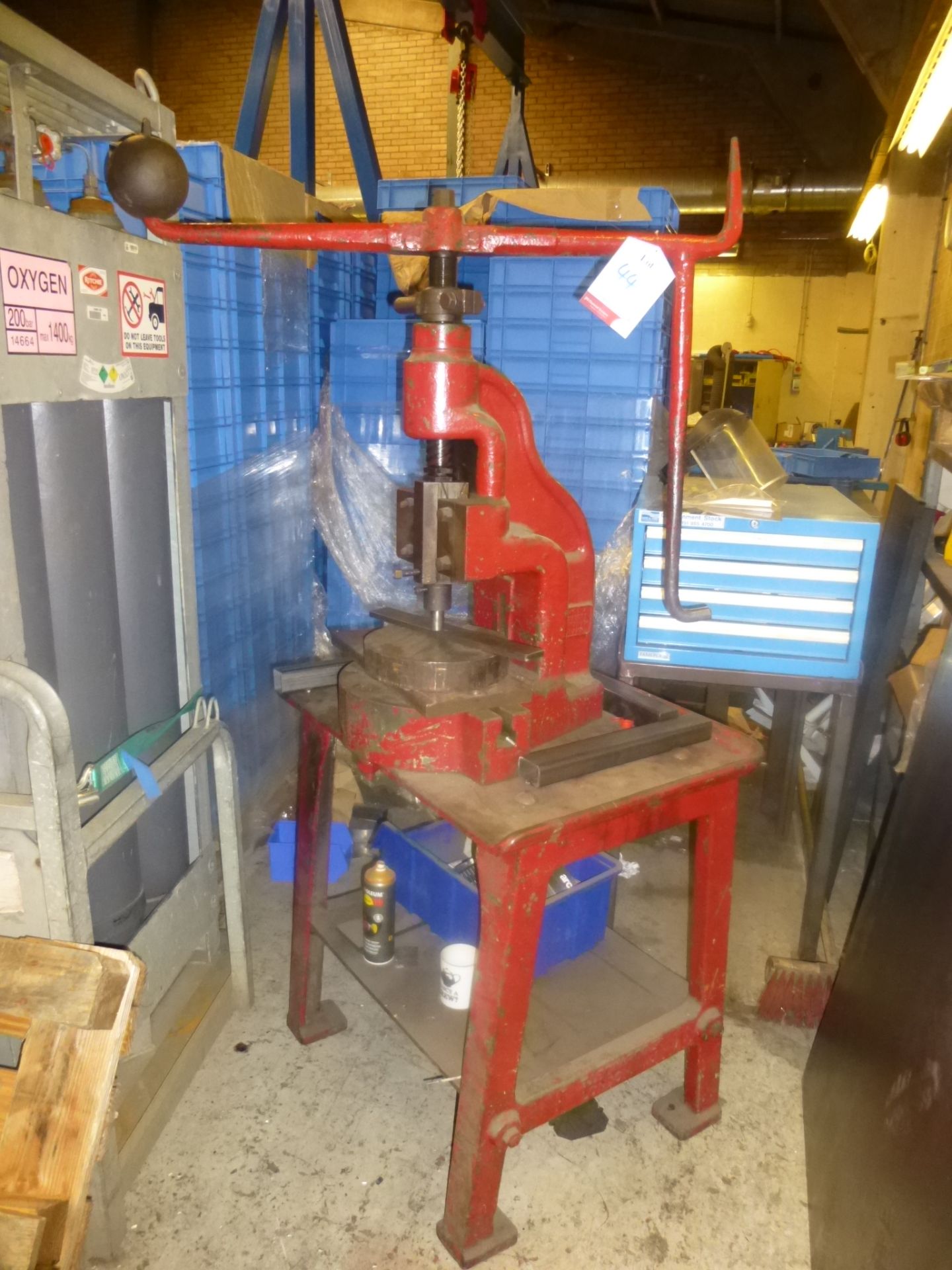 Sweeney and Blocksidge fly press